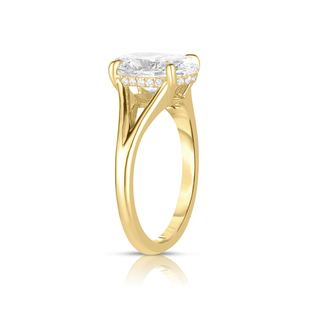 2.50 Carat Oval Cut Diamond Engagement Ring