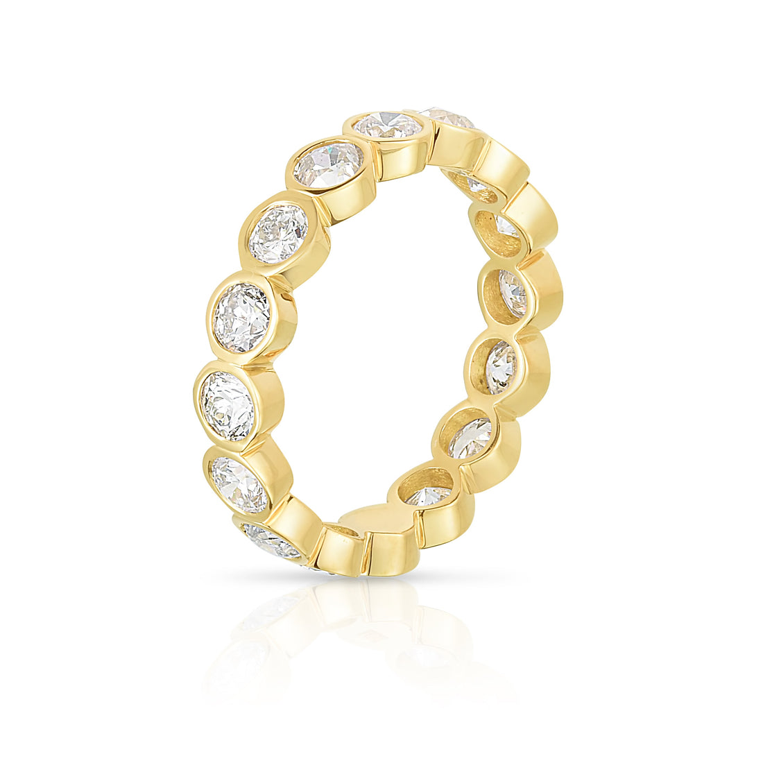 Bezel Set Diamond Eternity Band