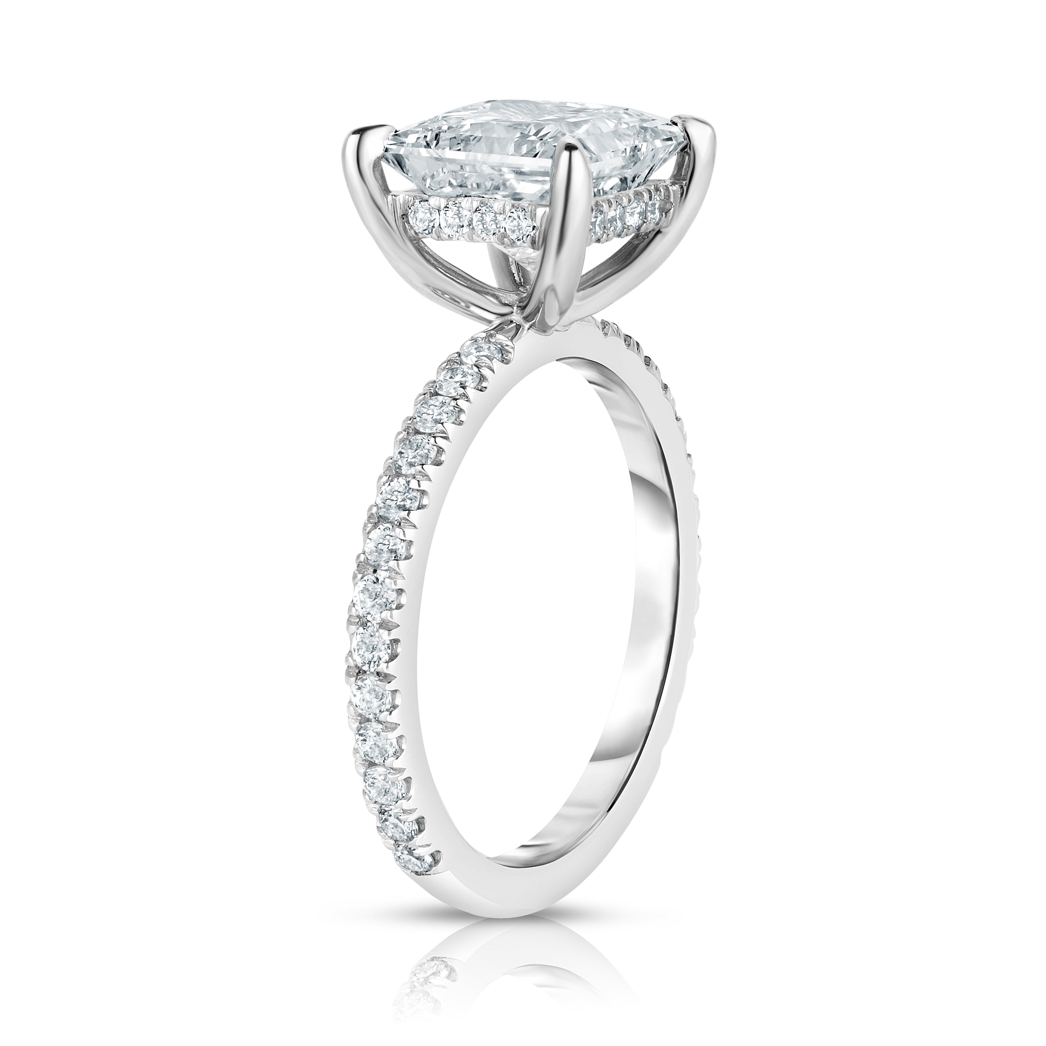 2.00 Carat Princess Cut Diamond Engagement Ring