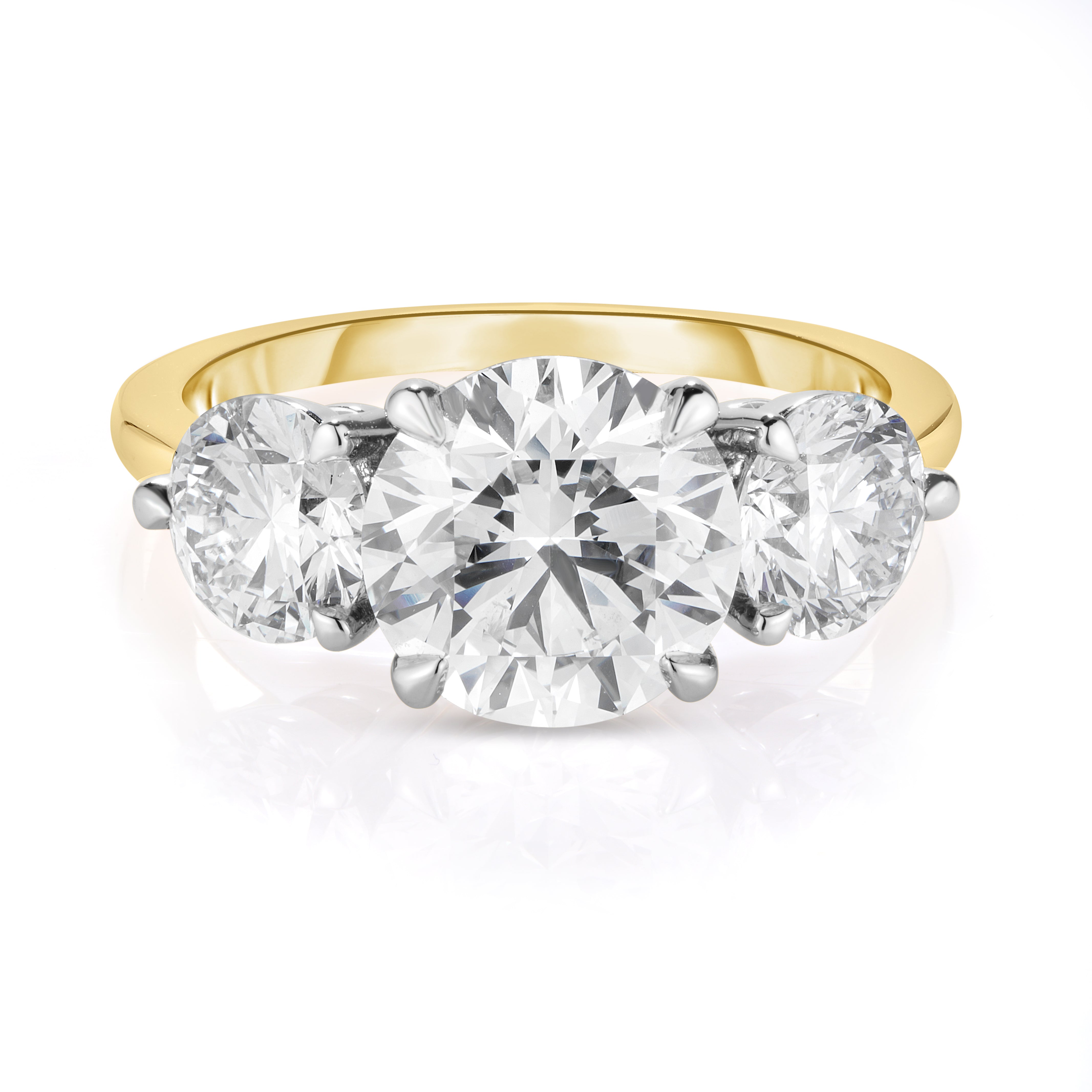 2.00 Carat Round Cut Diamond Engagement Ring