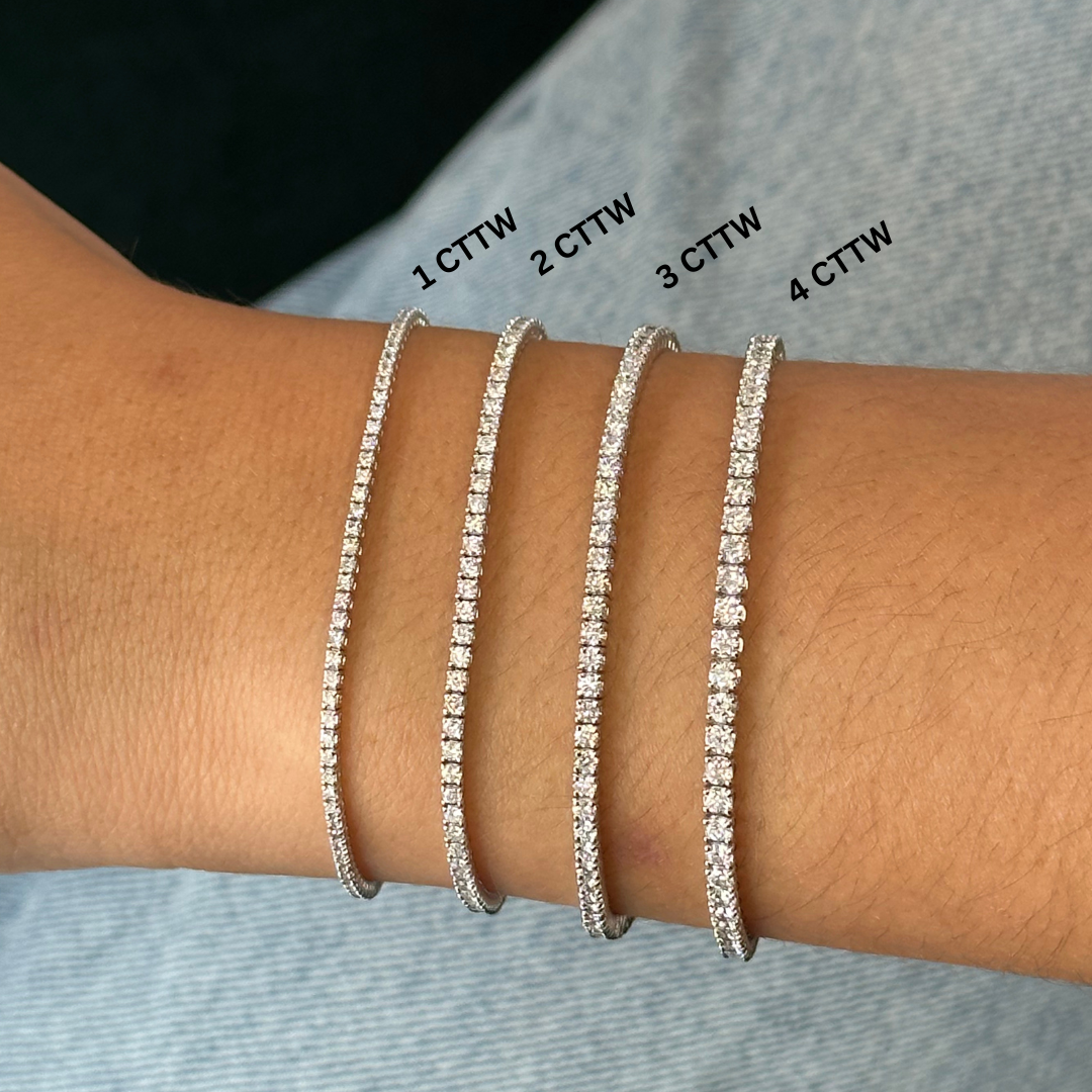Classic Lab Diamond Tennis Bracelet