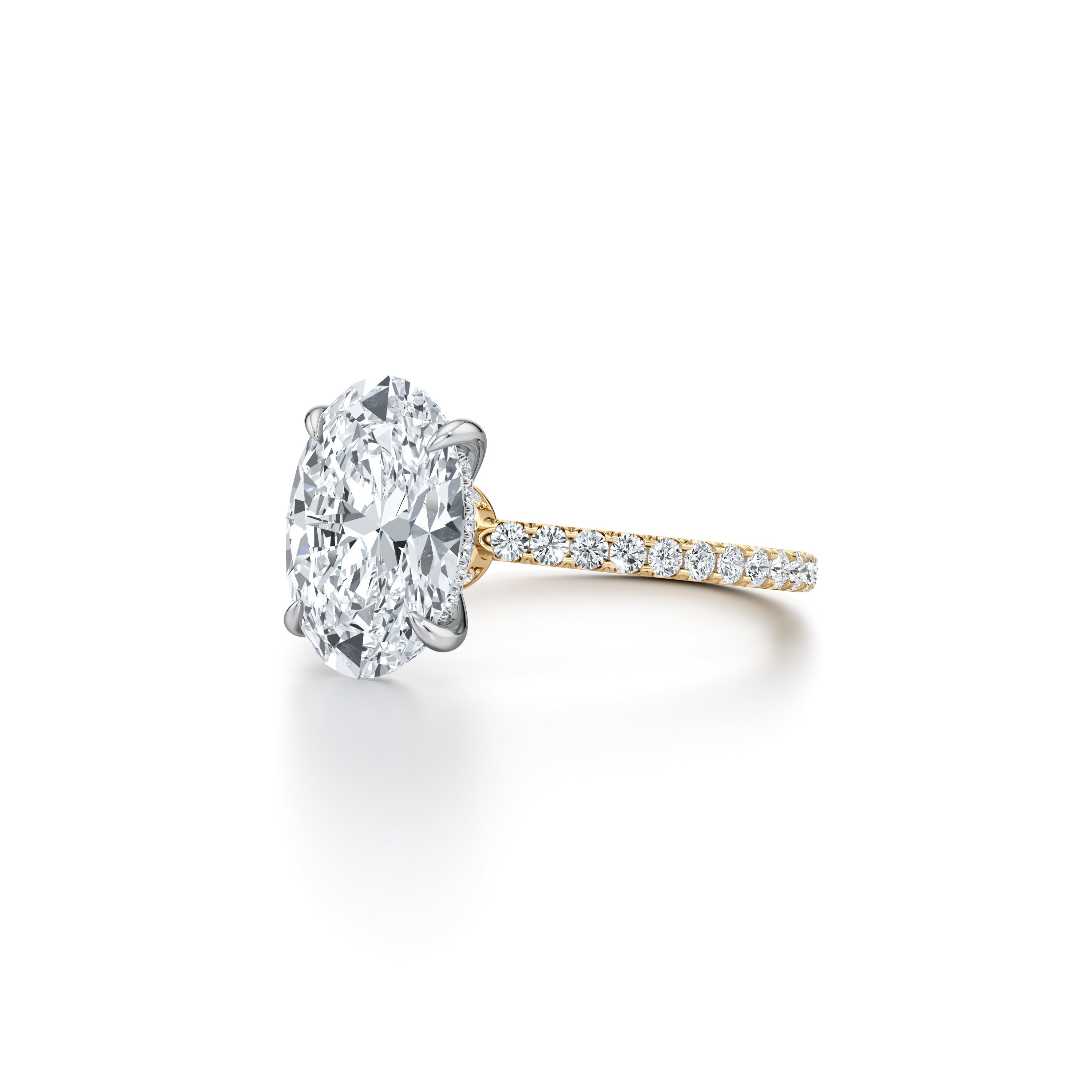 Audrey Oval Cut Solitaire Lab Diamond Engagement Ring