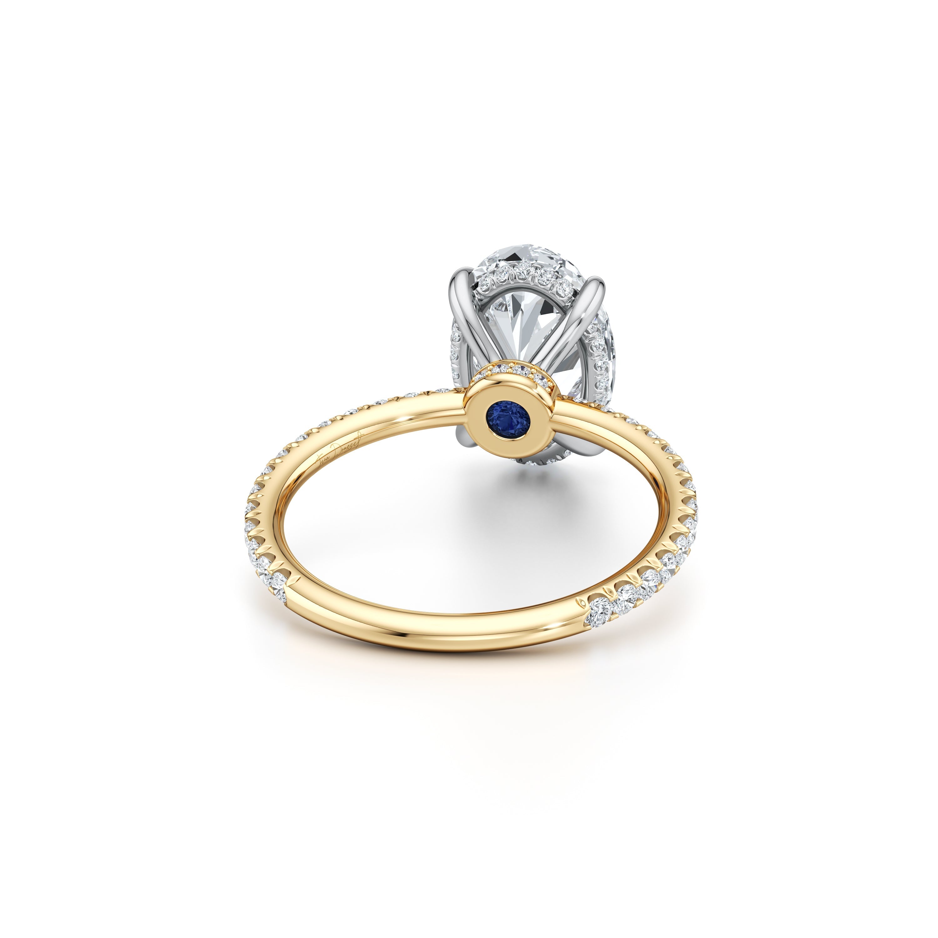 Audrey Oval Cut Solitaire Lab Diamond Engagement Ring