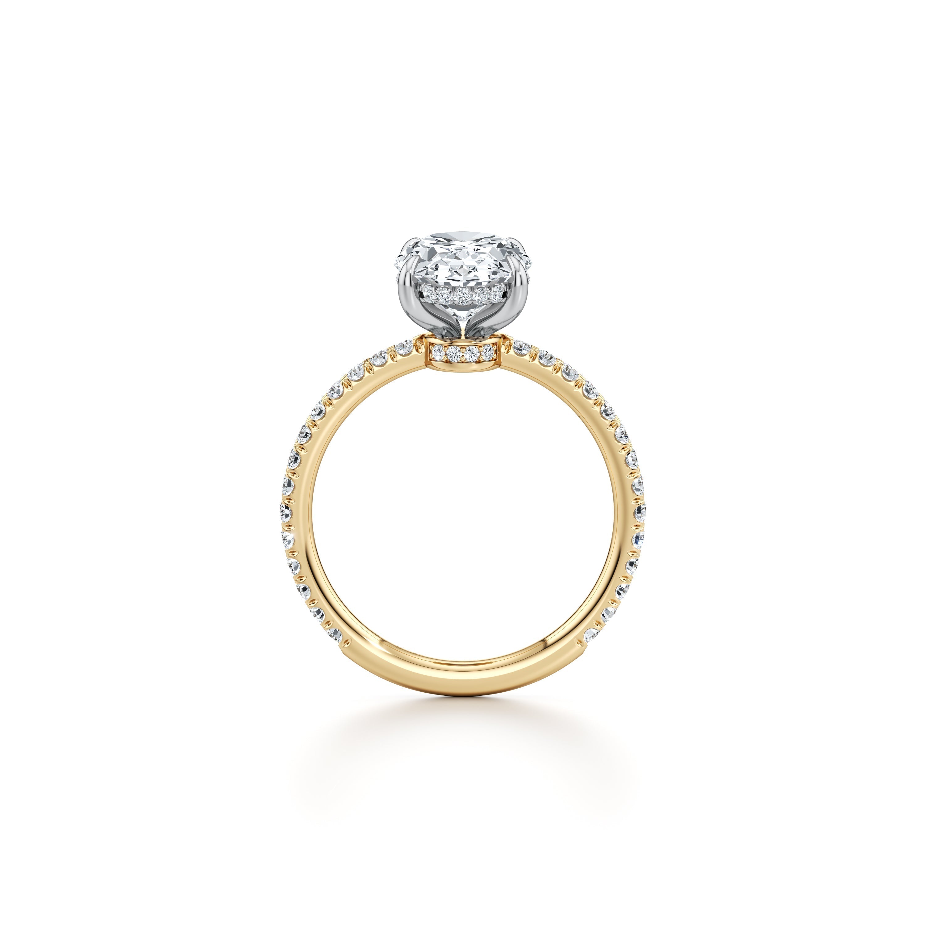 Audrey Oval Cut Solitaire Lab Diamond Engagement Ring