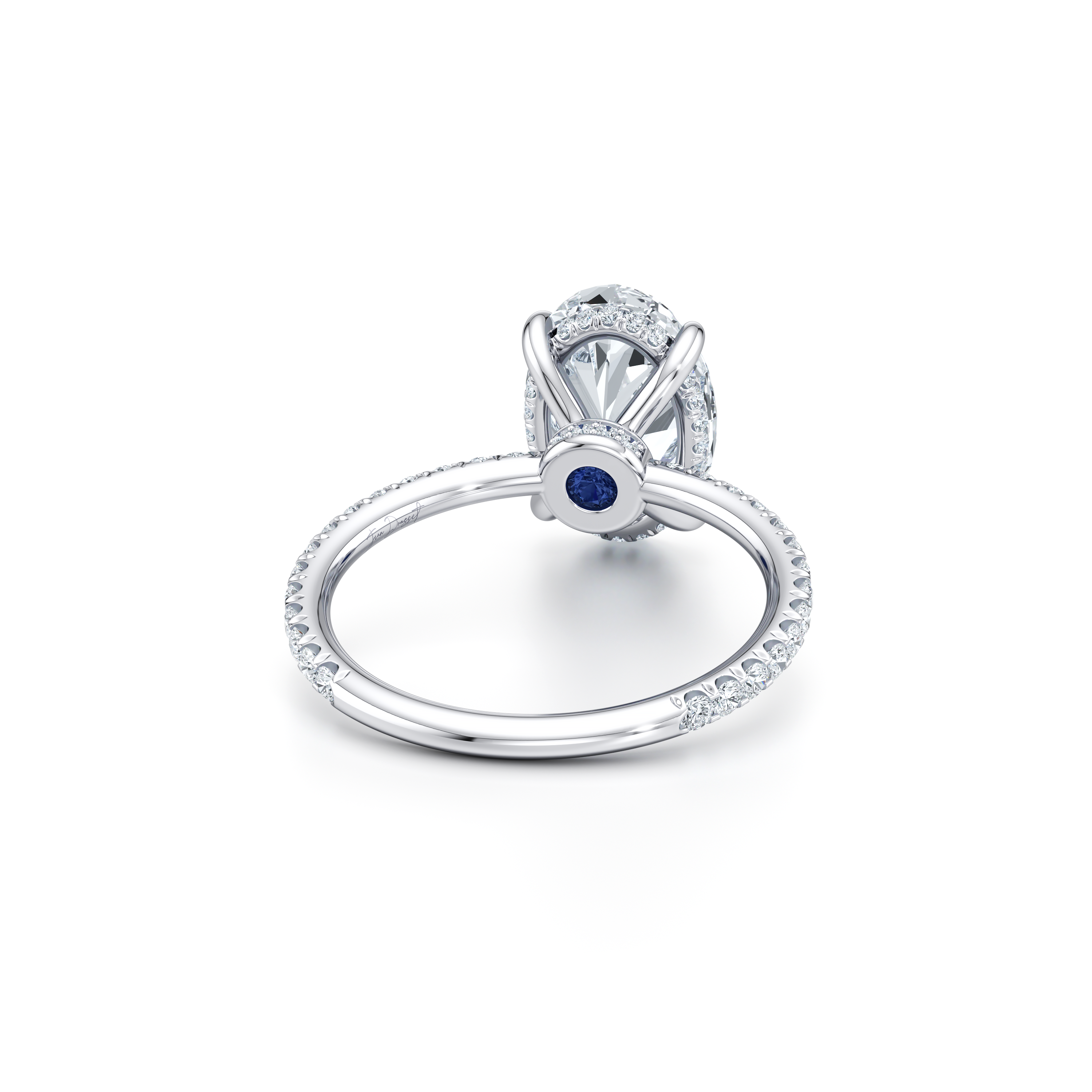 Audrey Oval Solitaire Lab Diamond Engagement Ring