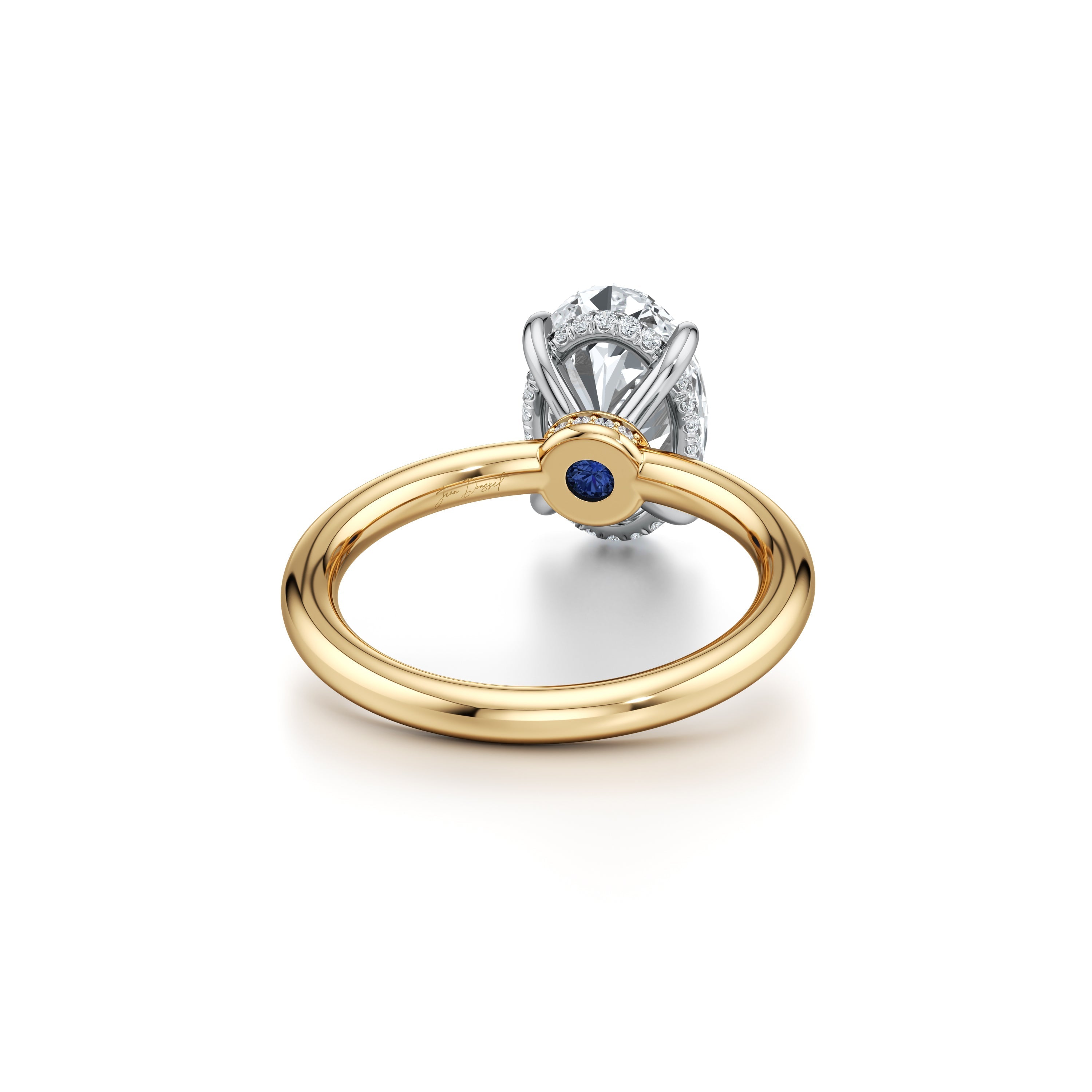 Audrey Oval Solitaire Lab Diamond Engagement Ring