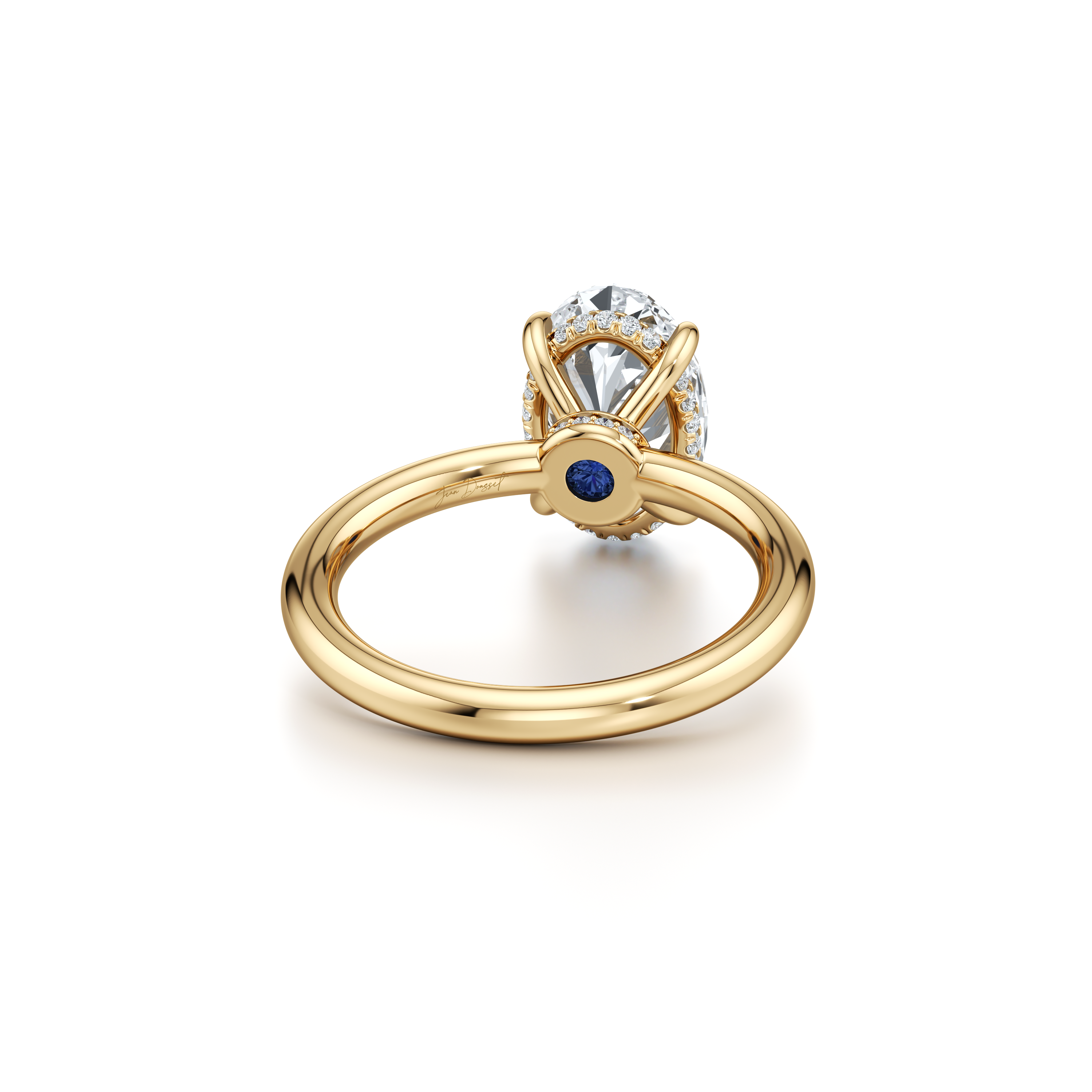 Audrey Oval Cut Solitaire Lab Diamond Engagement Ring