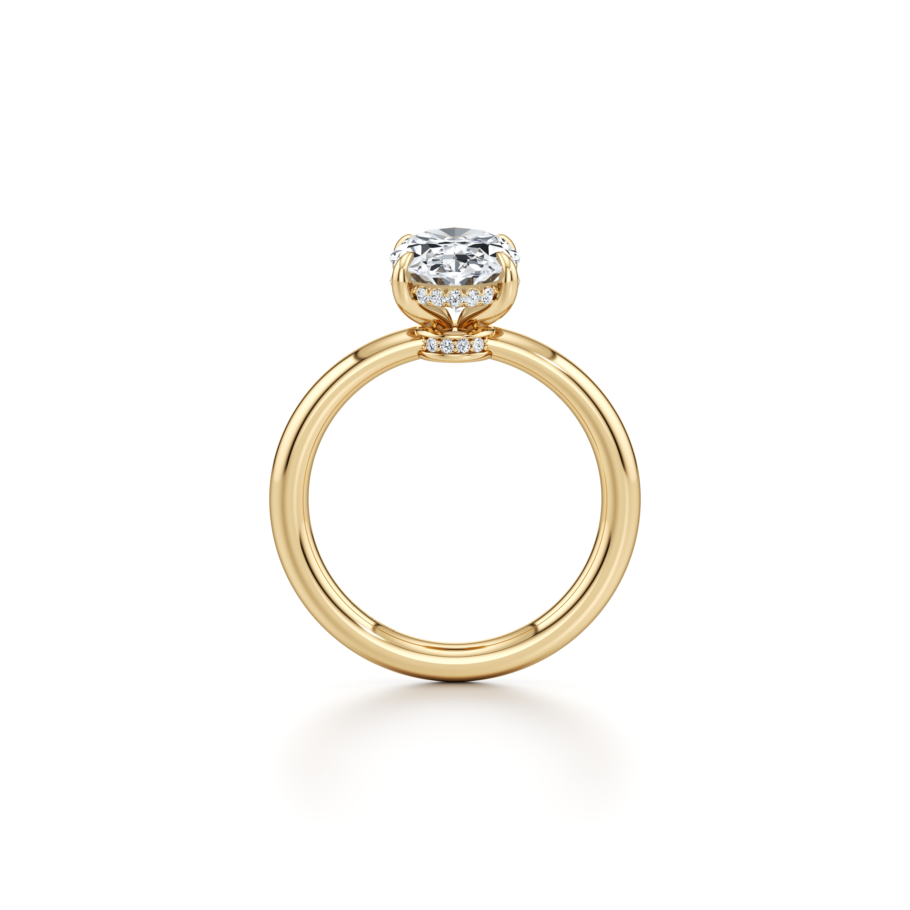Audrey Oval Cut Solitaire Lab Diamond Engagement Ring