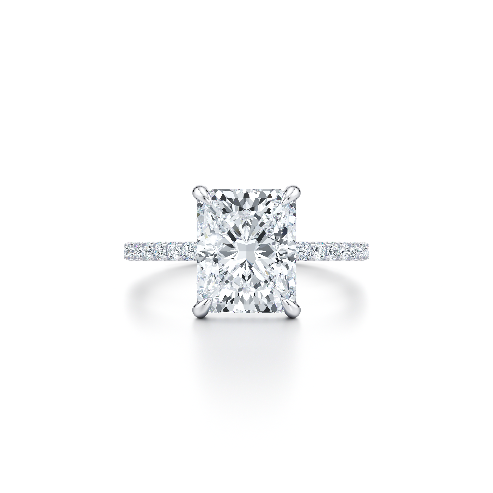 Precious Metal:Platinum;Cut Shape:Radiant
