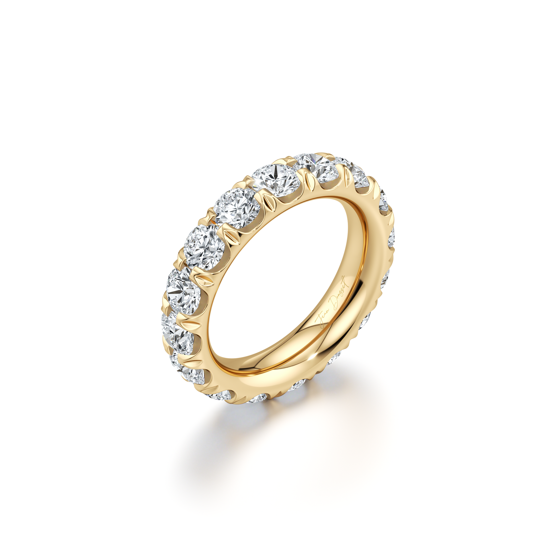 Precious Metal:18k Yellow Gold;Total Carat Weight:5 CTW