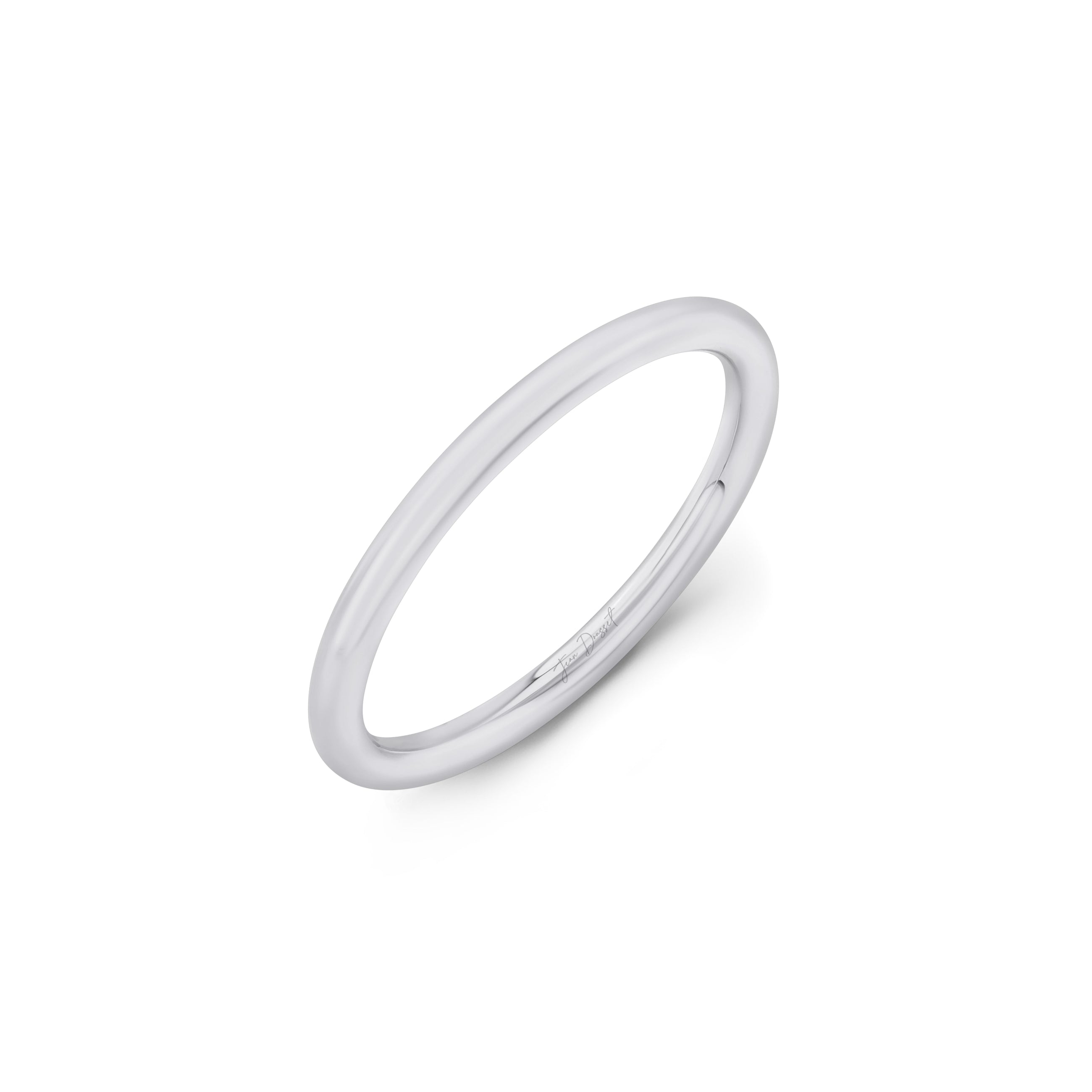 Audrey Wedding Band Platinum 1.6mm 3/4 View|Precious Metal:Platinum;Width:1.6mm