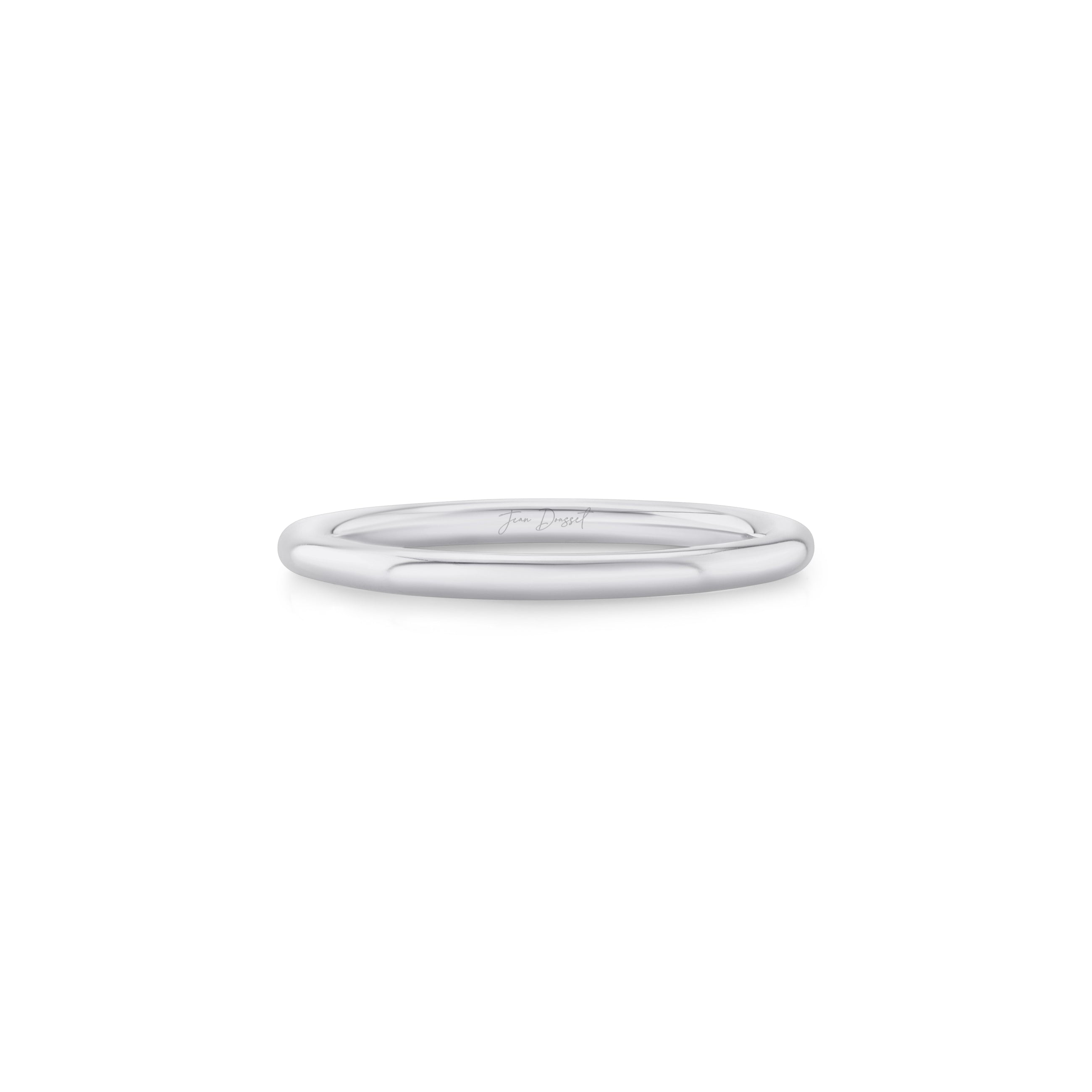 Audrey High Polish Wedding Band