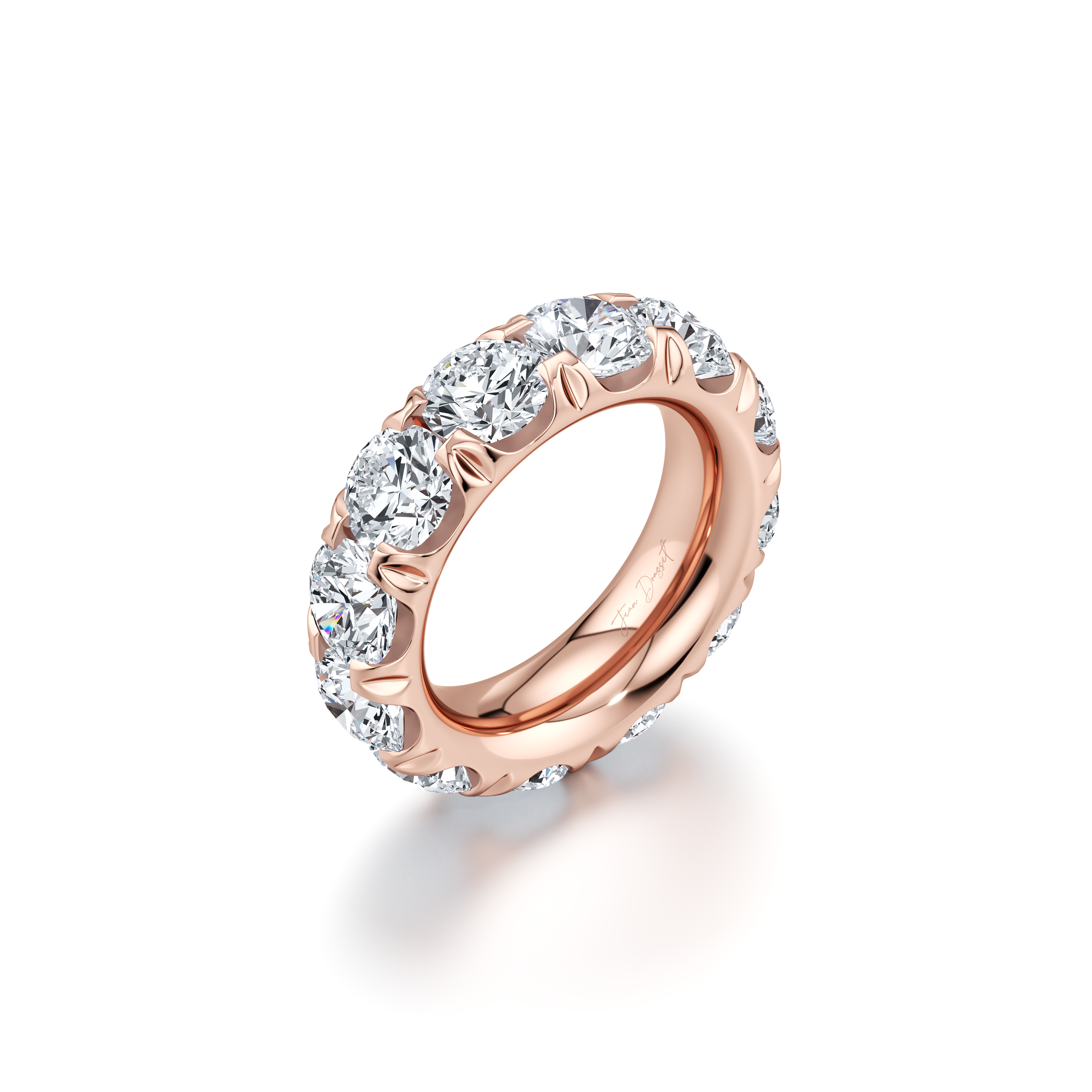 Precious Metal:18k Rose Gold;Total Carat Weight:9 CTW