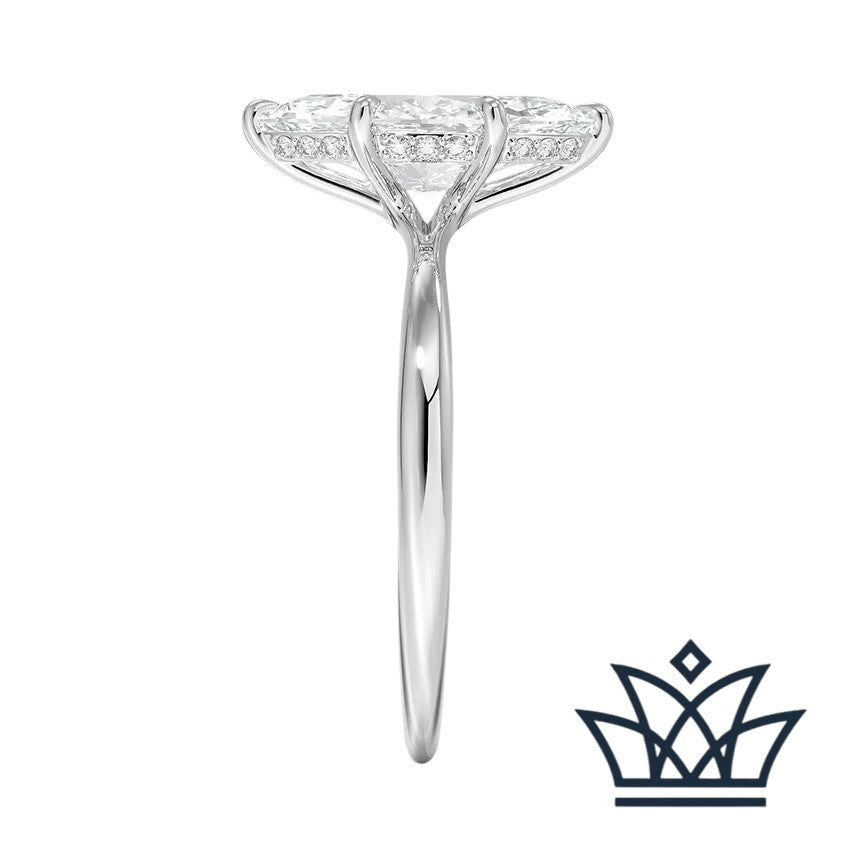 Selena's Secret Halo Lab Diamond Ring