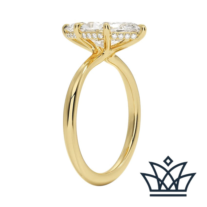 Selena's Secret Halo Lab Diamond Ring