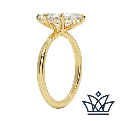 Selena's Secret Halo Lab Diamond Ring