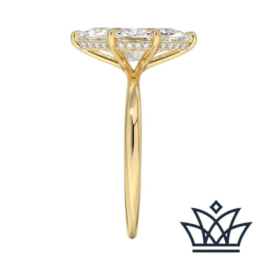 Selena's Secret Halo Lab Diamond Ring