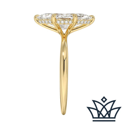 Selena's Secret Halo Lab Diamond Ring