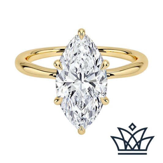 Selena's Secret Halo Lab Diamond Ring
