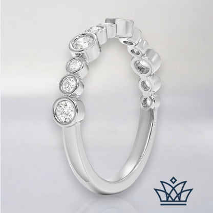 Amalfi-Bezel Lab Diamond Ring