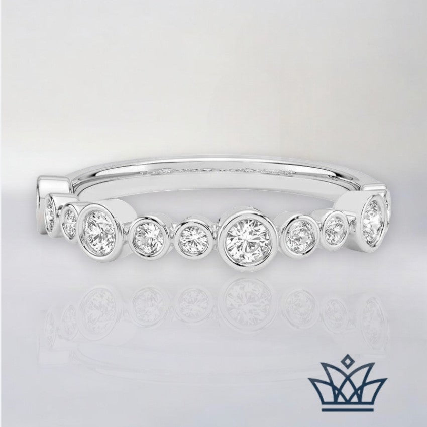 Amalfi-Bezel Lab Diamond Ring