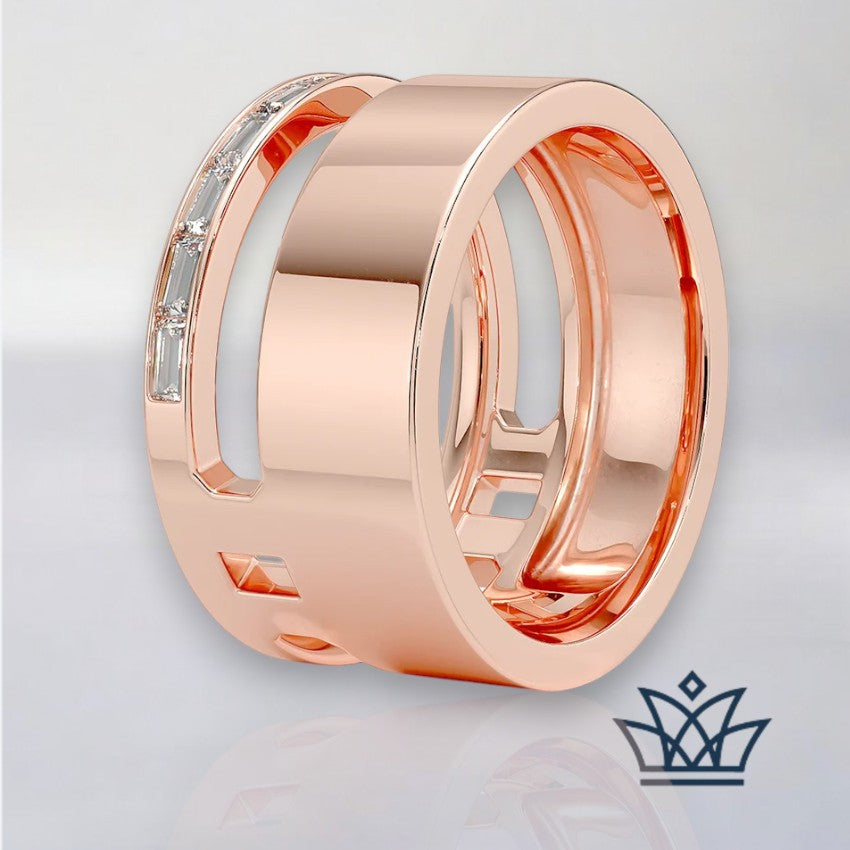 Isabella's Opulent Open Diamond Band