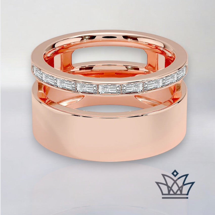 Isabella's Opulent Open Diamond Band