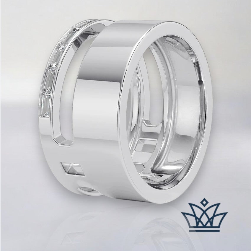 Isabella's Opulent Open Diamond Band