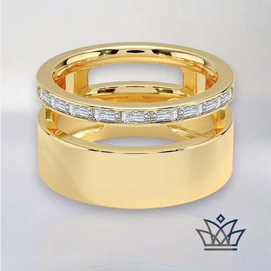 Isabella's Opulent Open Diamond Band