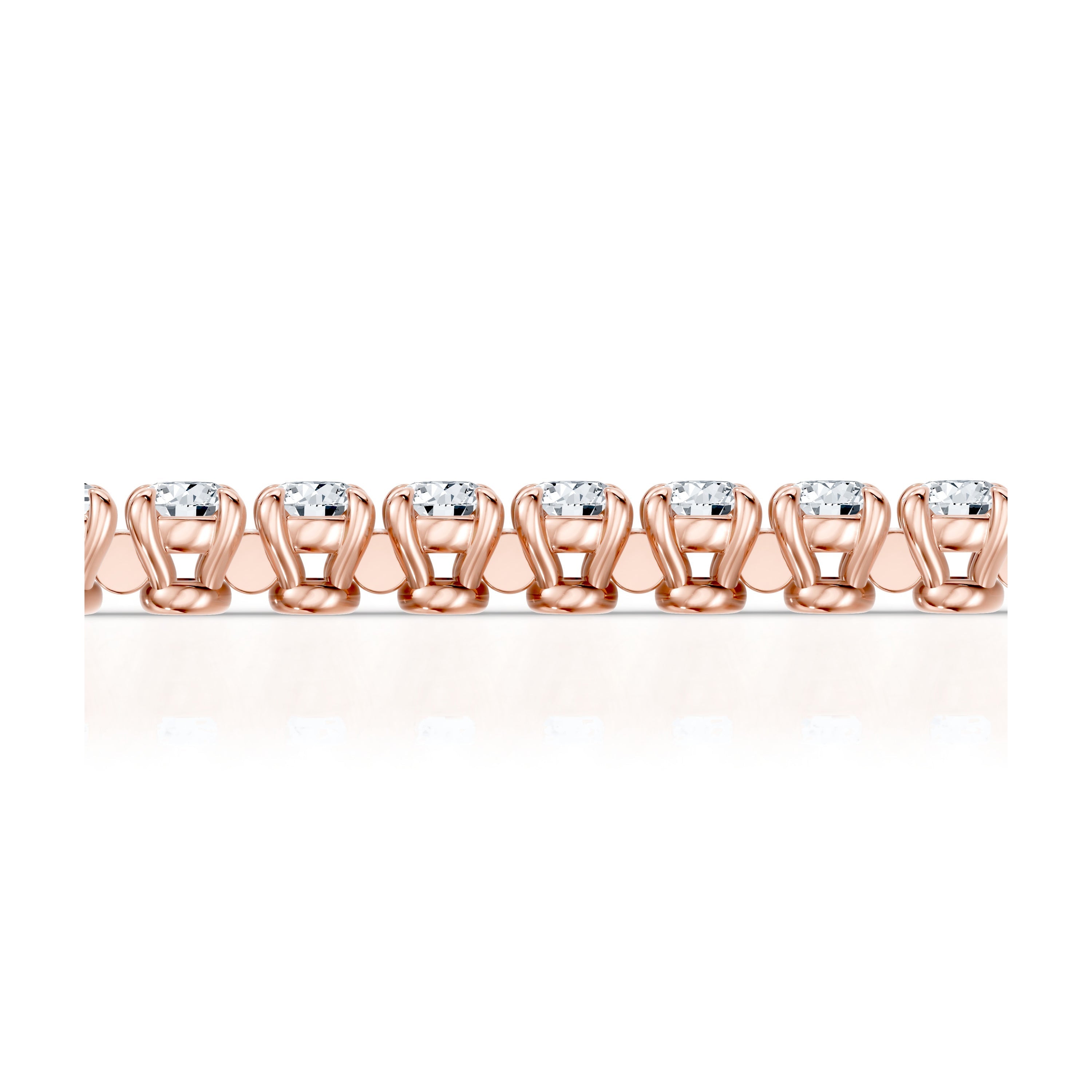 Olivia Round Brilliant Lab Diamond Tennis Bracelet