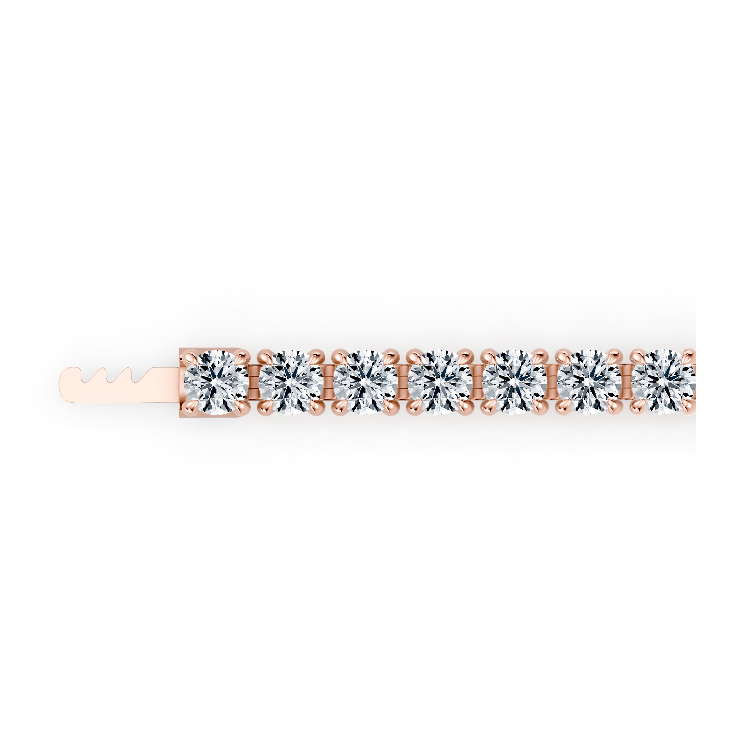 Olivia Round Brilliant Lab Diamond Tennis Bracelet