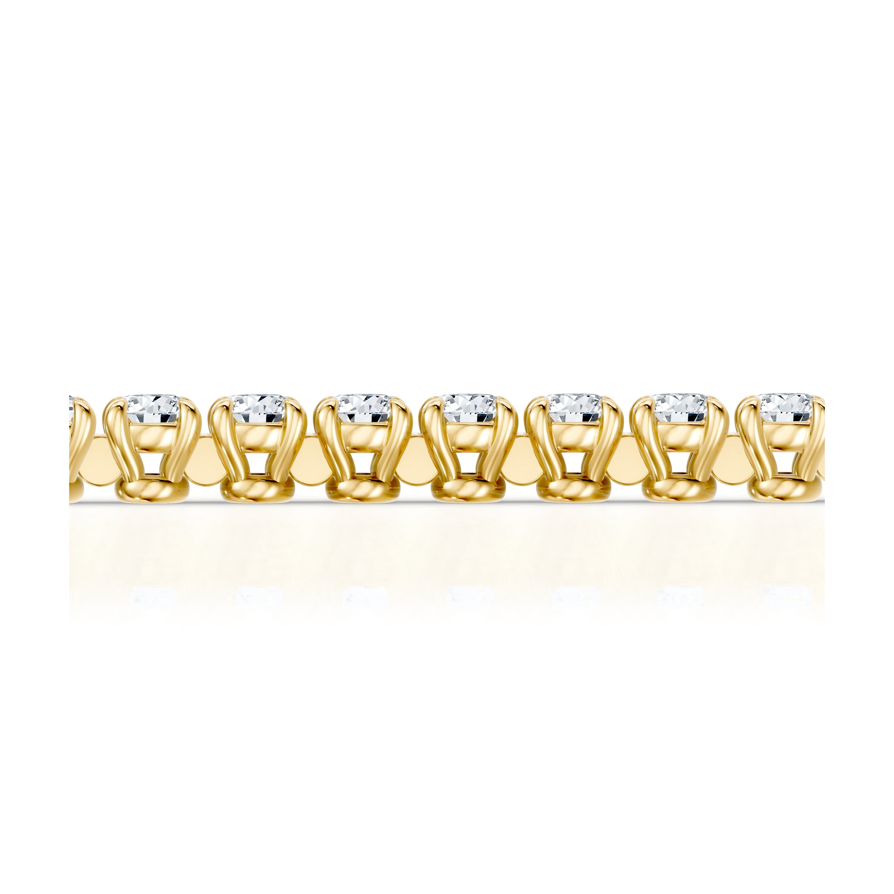 Olivia Round Brilliant Lab Diamond Tennis Bracelet