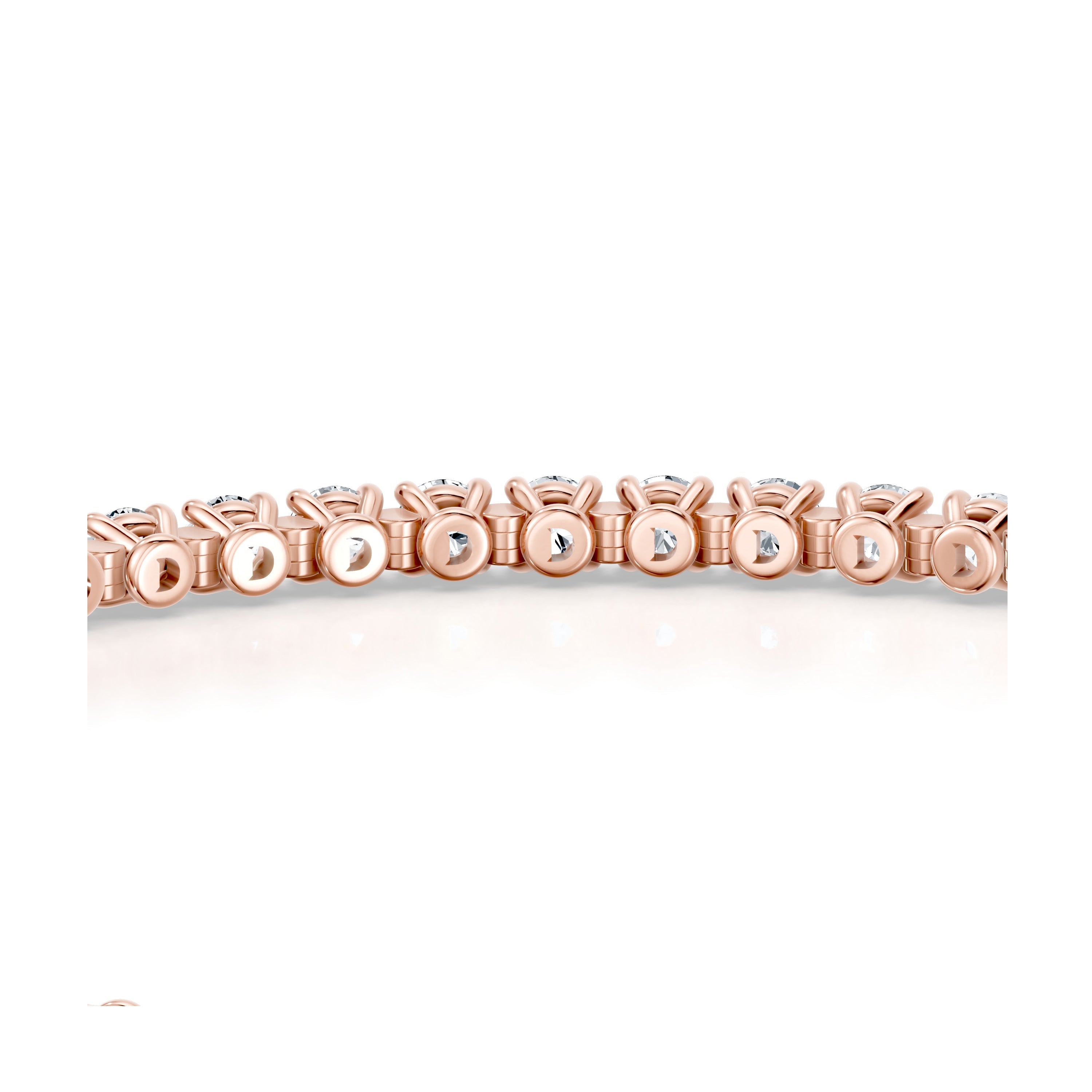 Olivia Round Brilliant Lab Diamond Tennis Bracelet