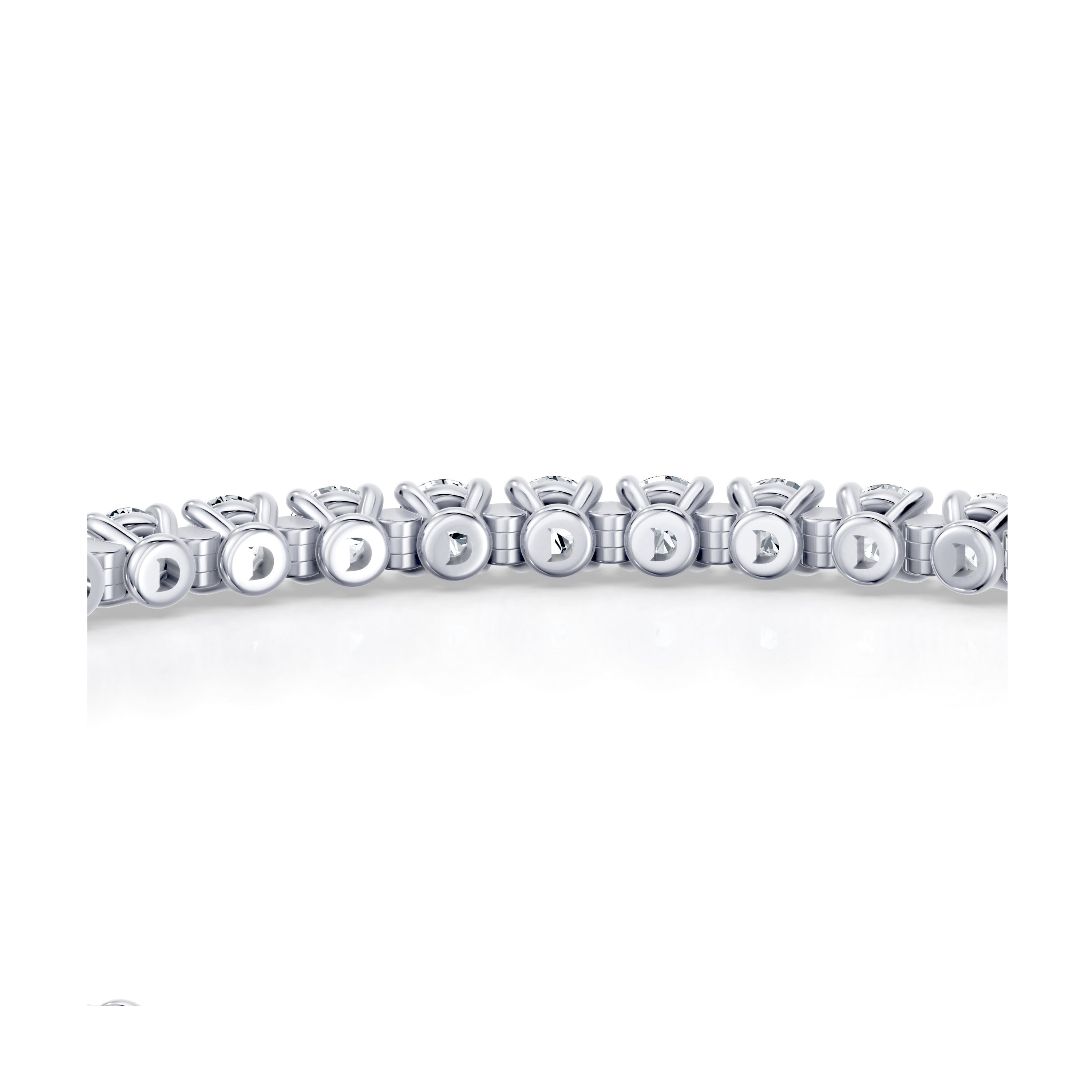 Olivia Round Brilliant Lab Diamond Tennis Bracelet