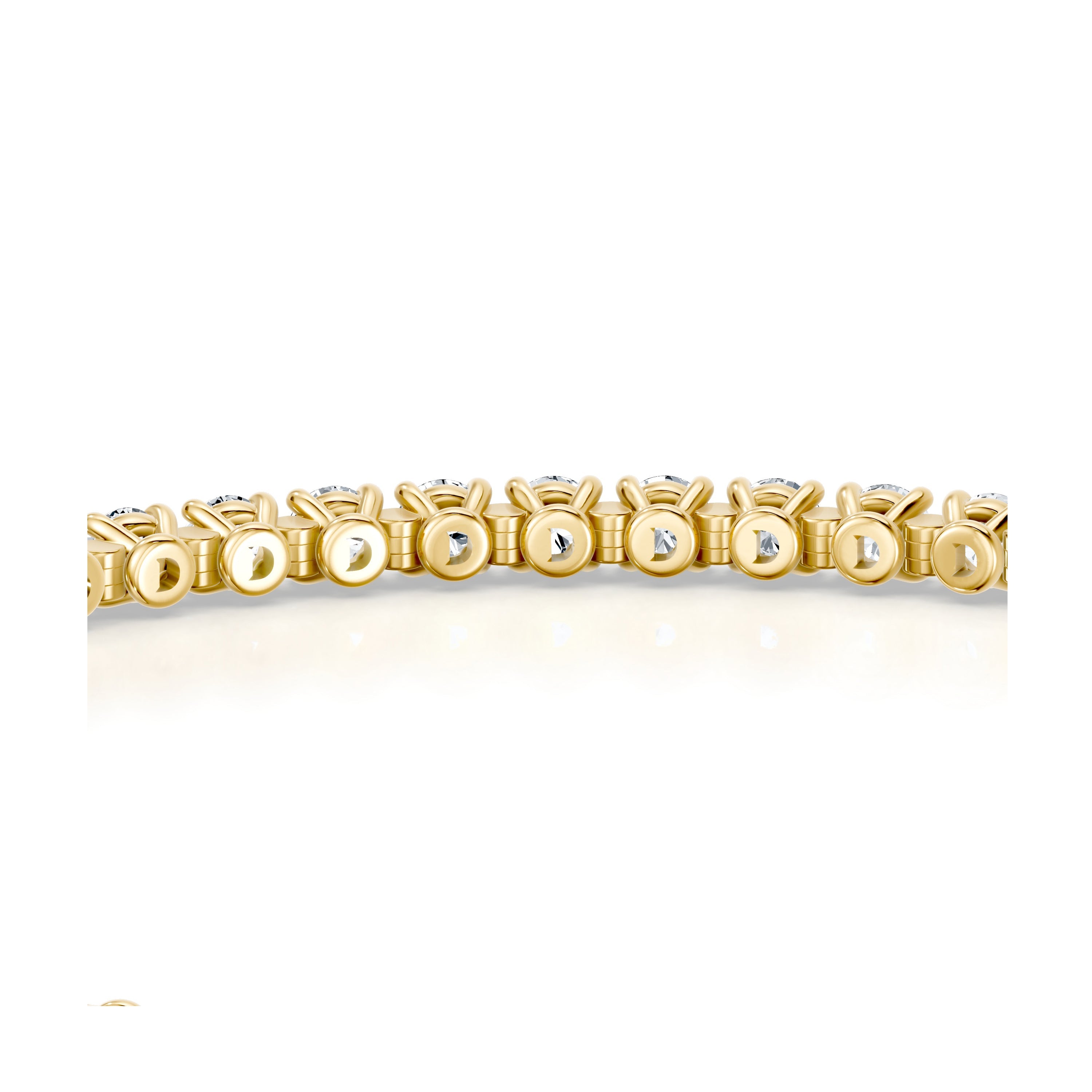 Olivia Round Brilliant Lab Diamond Tennis Bracelet