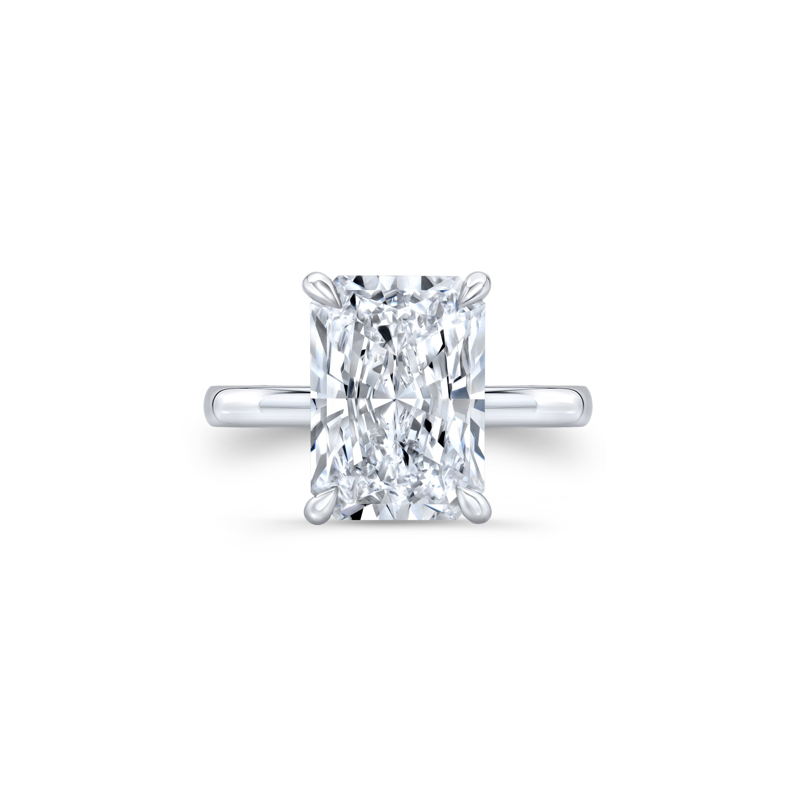 Audrey Radiant Solitaire Lab Diamond Engagement Ring