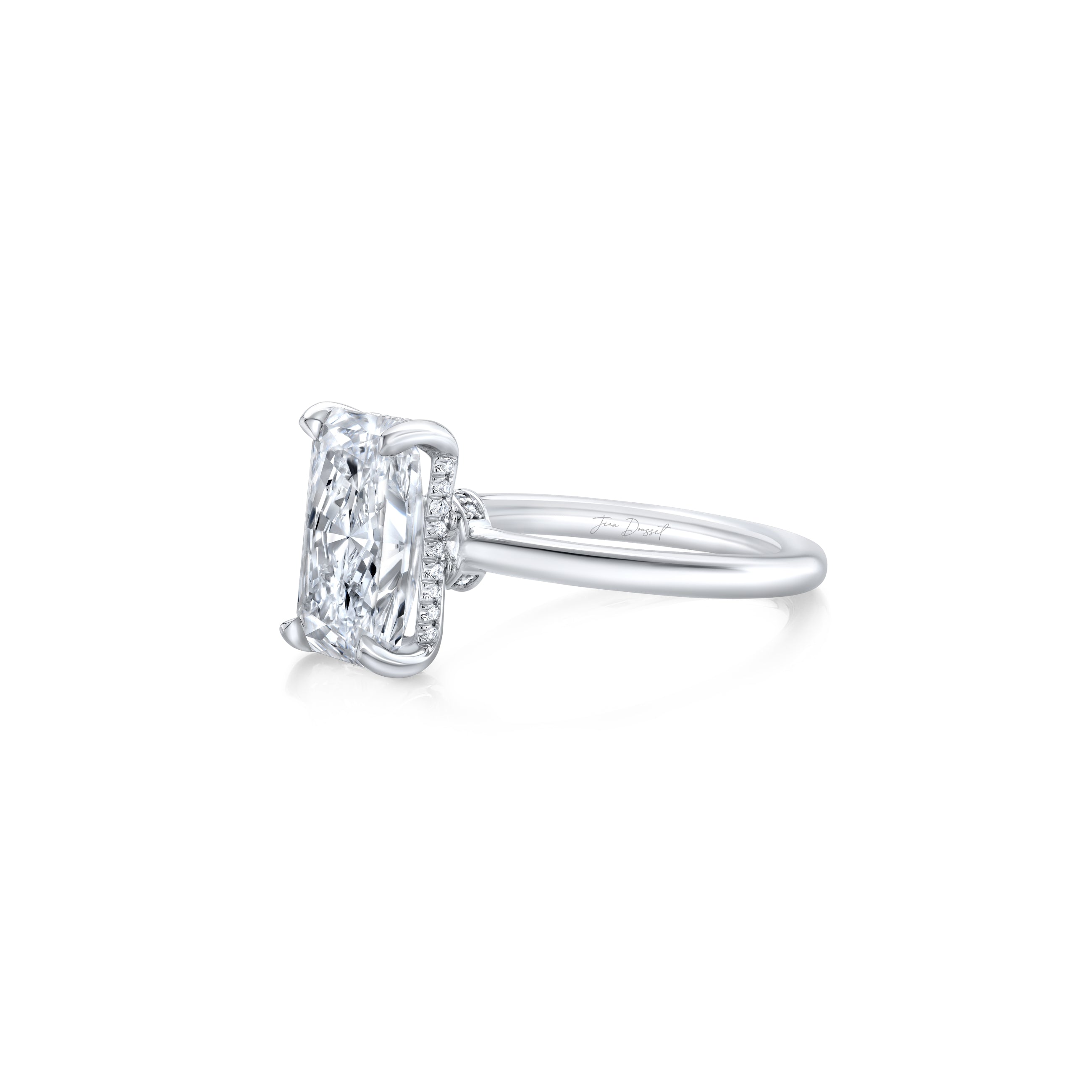 Audrey Radiant Solitaire Lab Diamond Engagement Ring