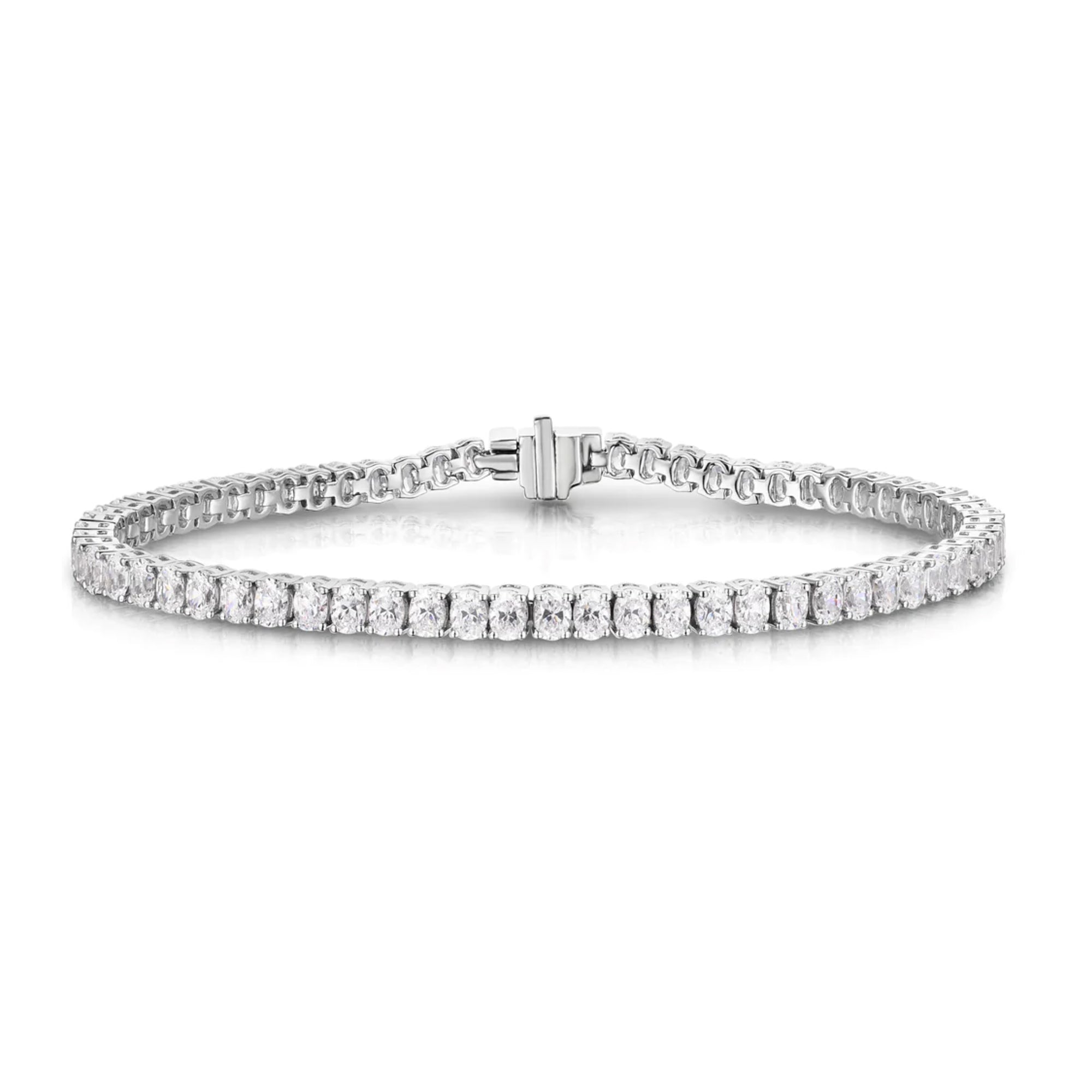 Oval Cut Tennis Bracelet