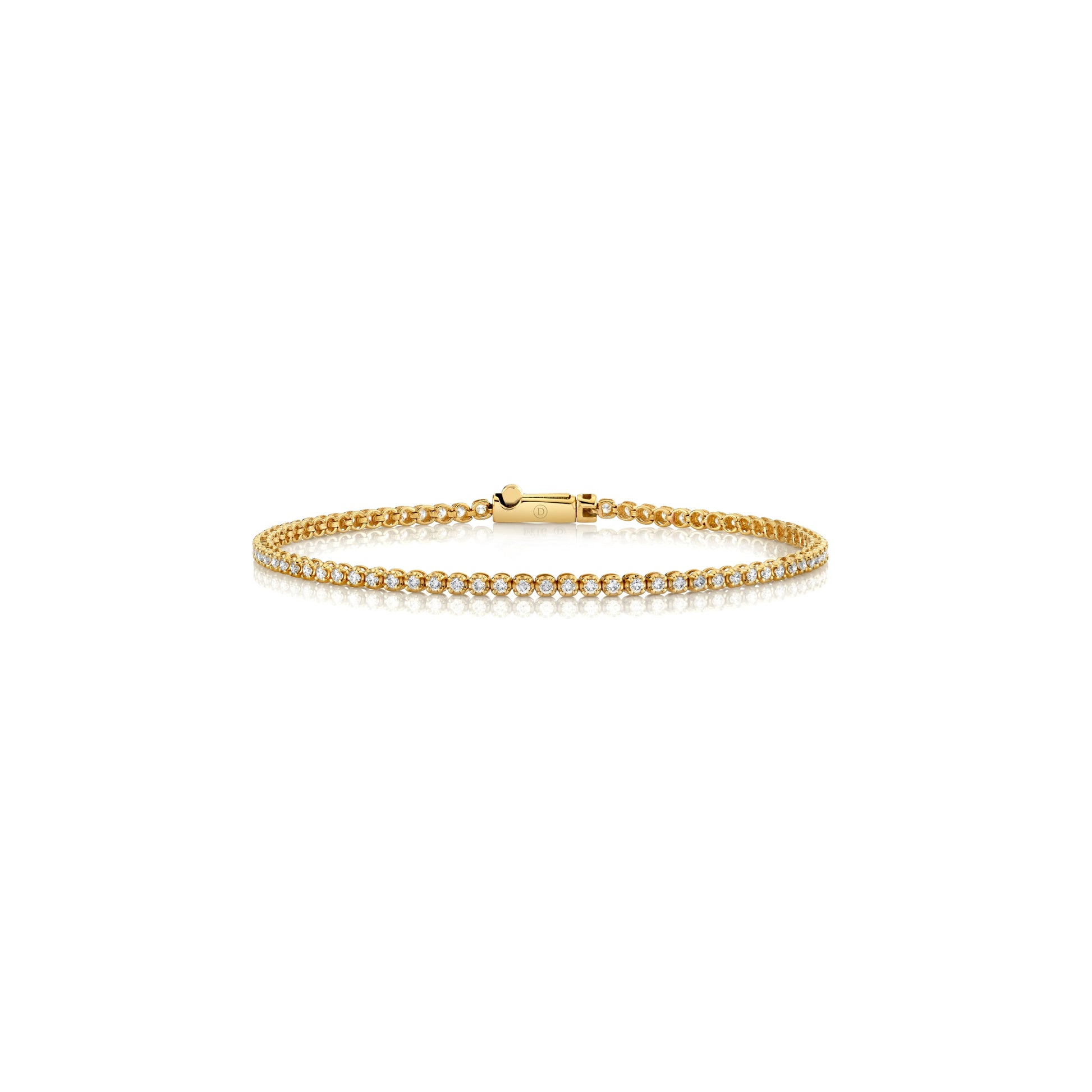 Precious Metal:18k Yellow Gold;Total Carat Weight:1 CTW