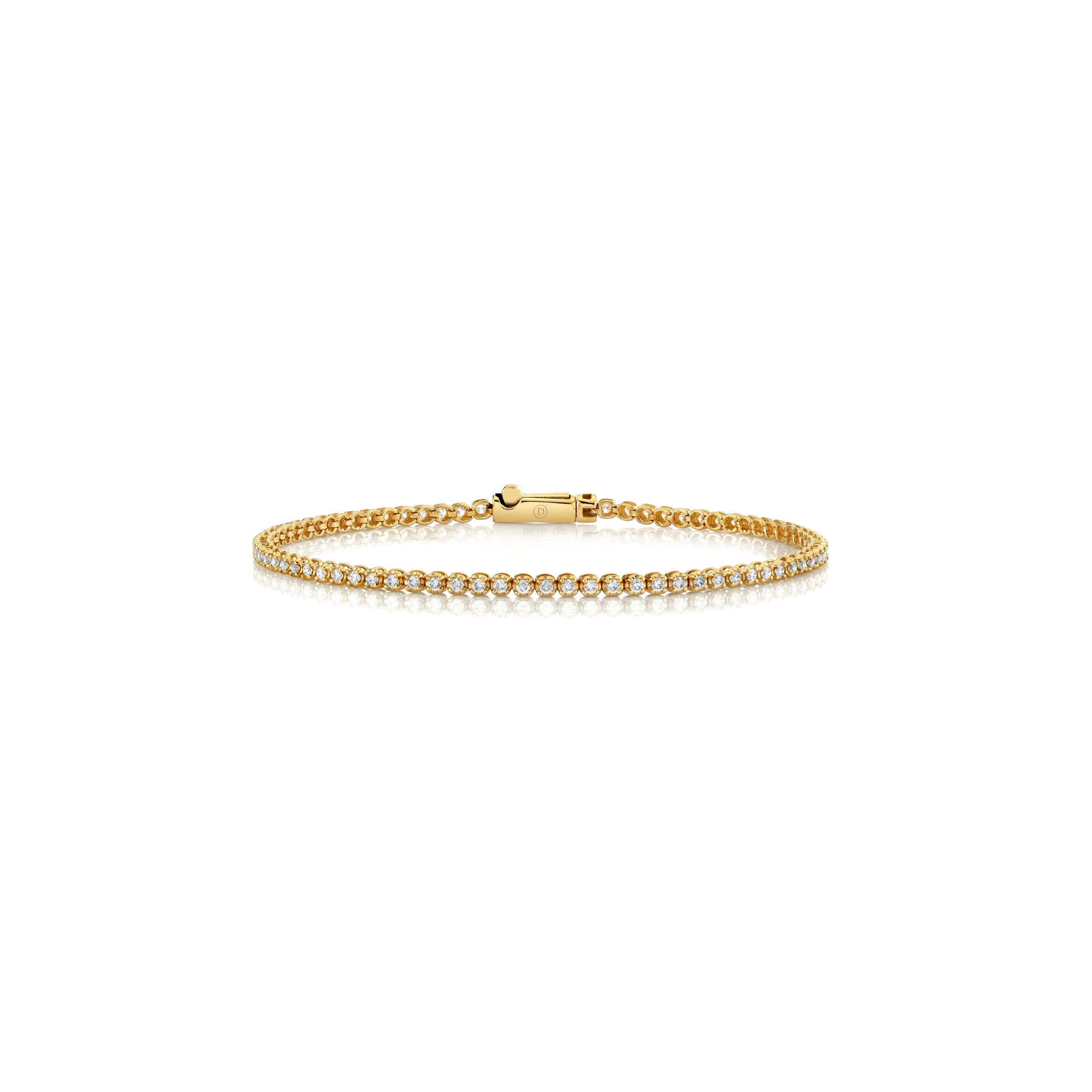 Precious Metal:18k Yellow Gold;Total Carat Weight:1 CTW