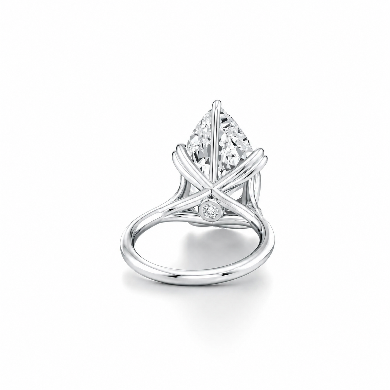 10 Carats Pear cut diamond.