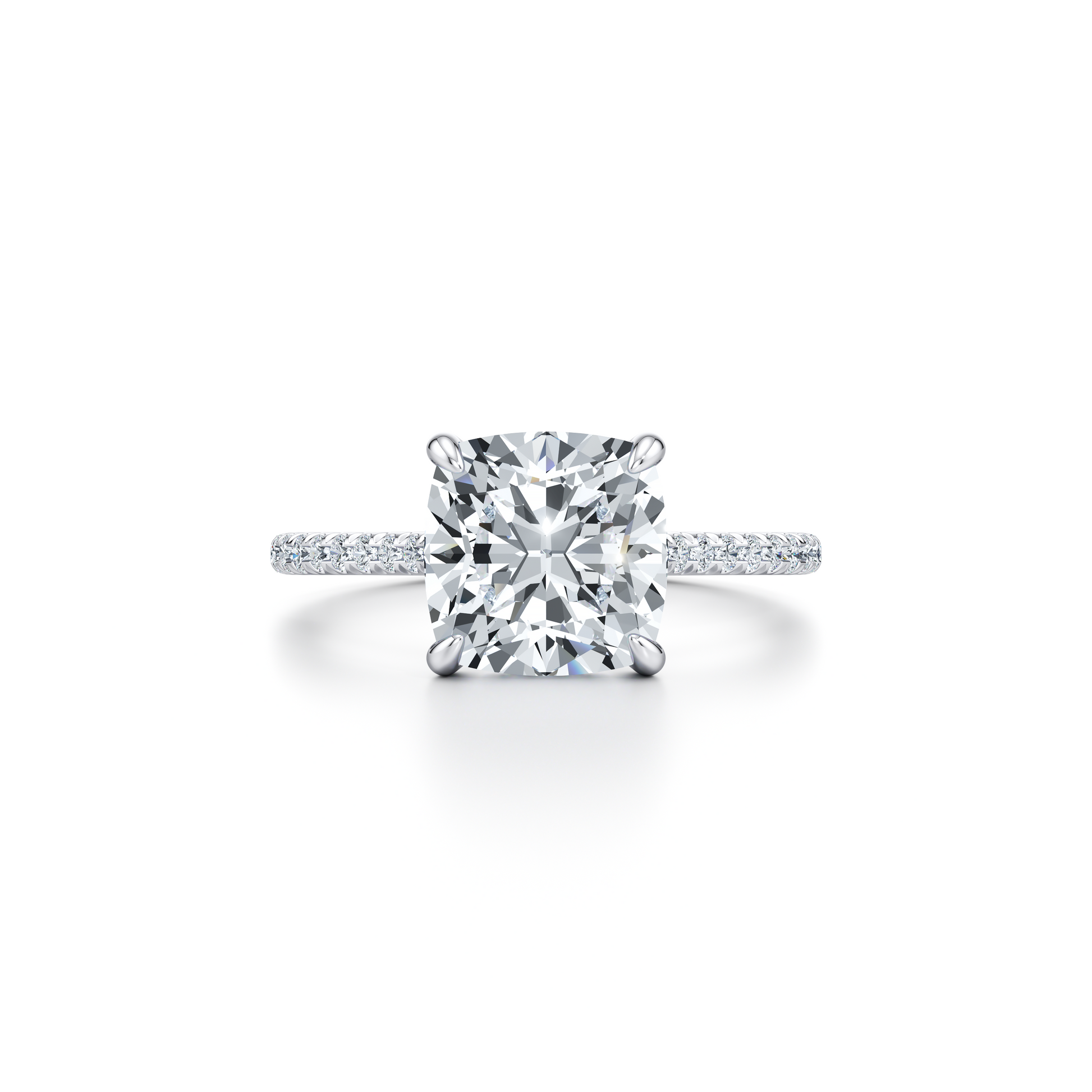 Precious Metal:Platinum;Cut Shape:Cushion