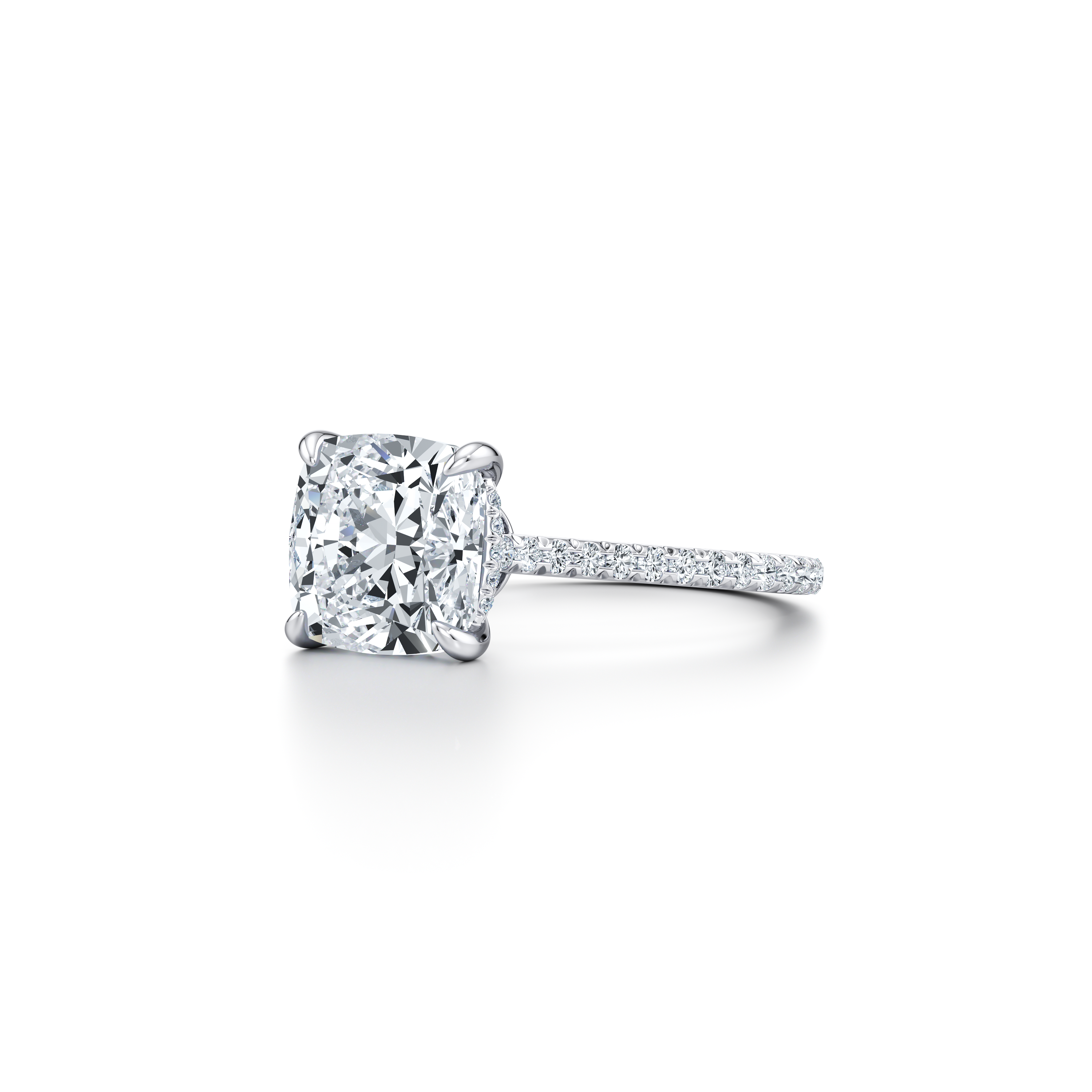 Chelsea Cushion Solitaire Lab Diamond Engagement Ring