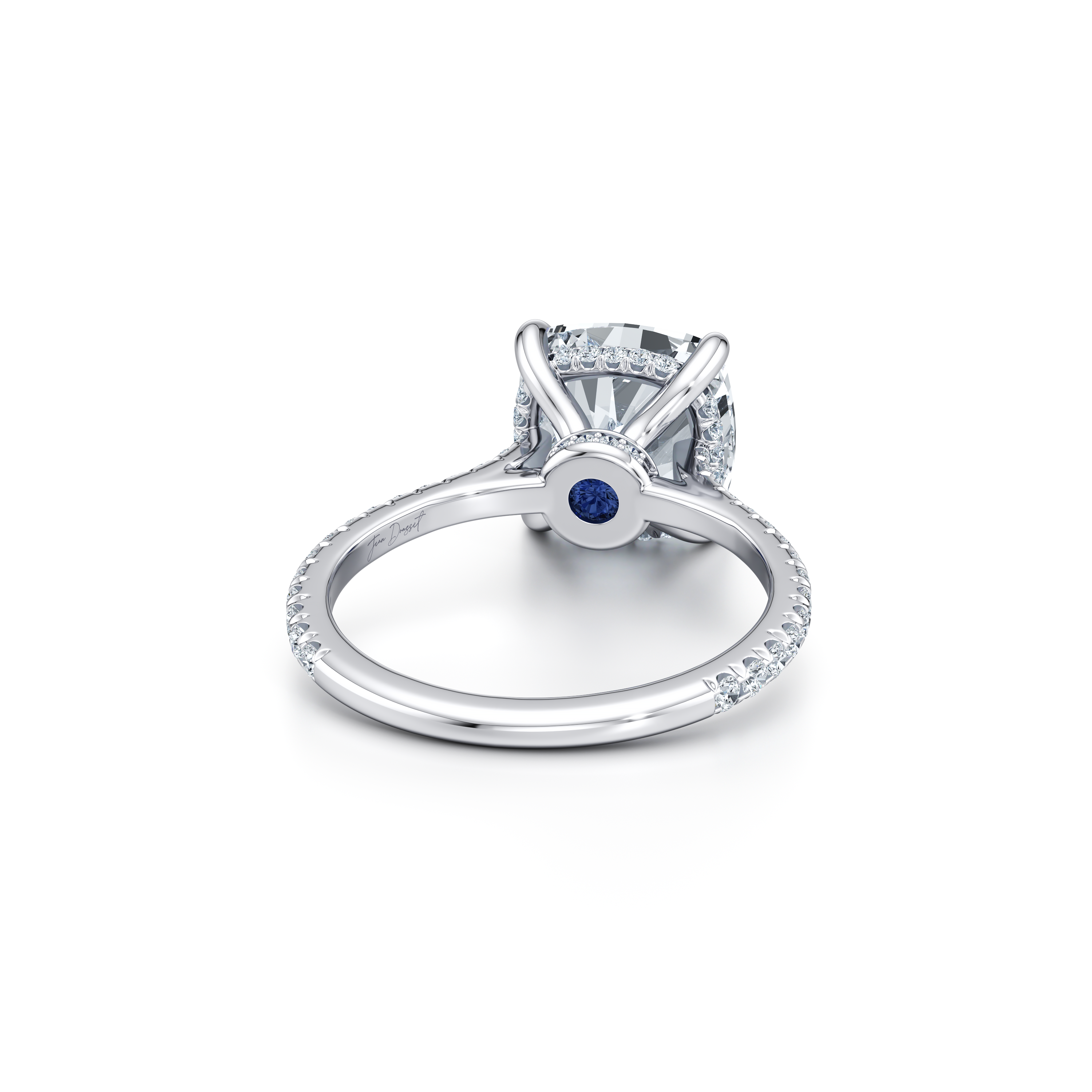 Chelsea Cushion Solitaire Lab Diamond Engagement Ring