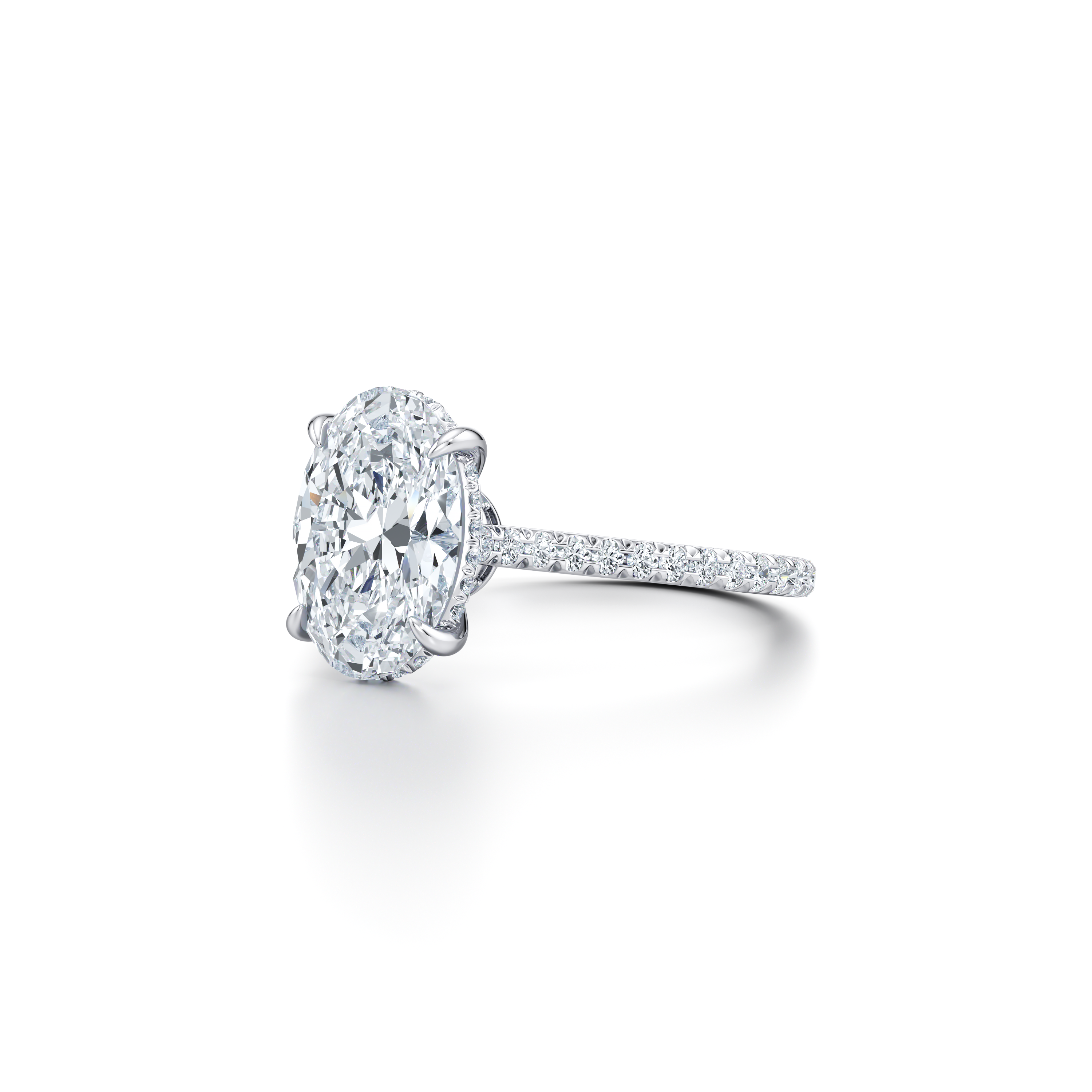 Chelsea Oval Solitaire Lab Diamond Engagement Ring