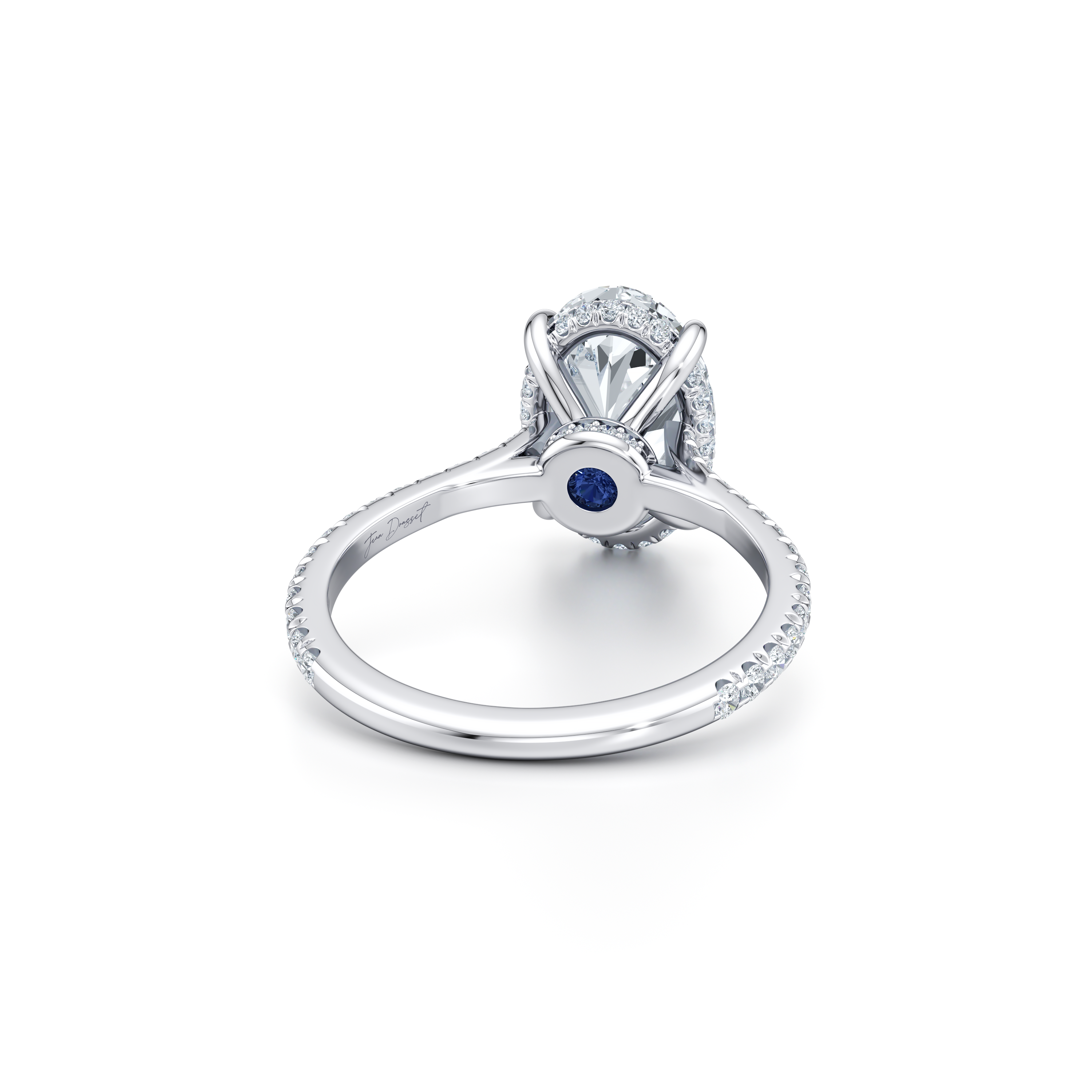 Chelsea Oval Solitaire Lab Diamond Engagement Ring