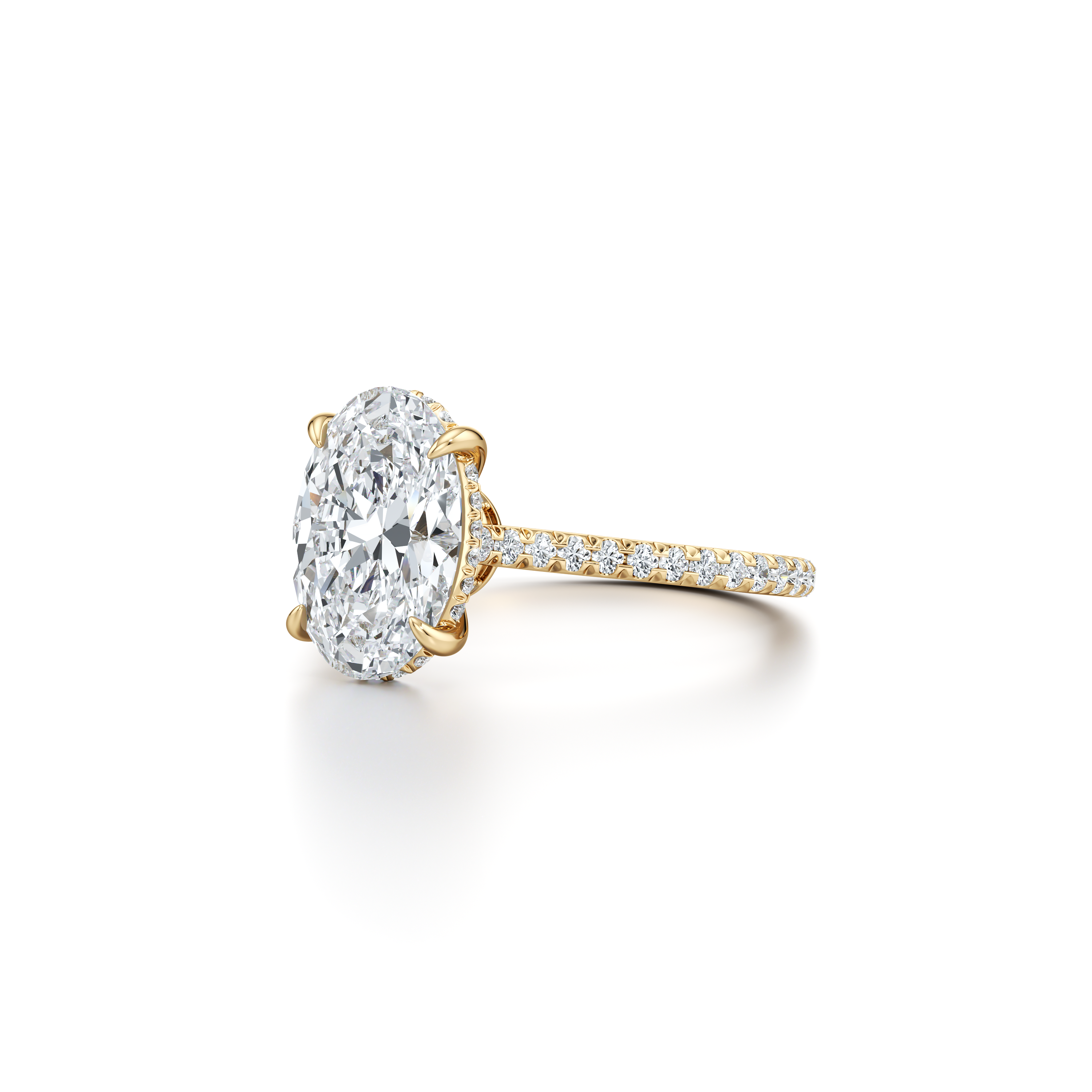 Chelsea Oval Solitaire Lab Diamond Engagement Ring