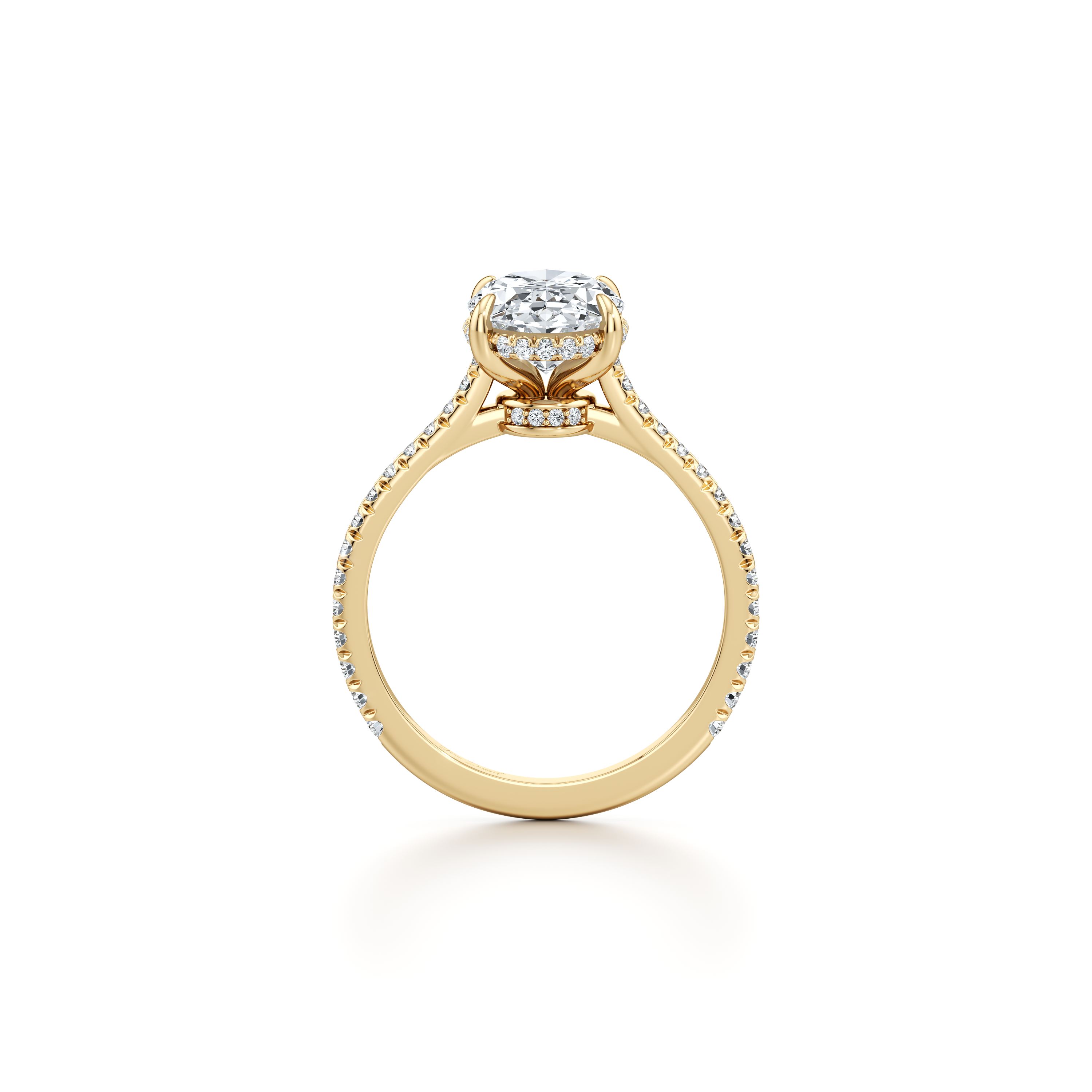 Chelsea Oval Solitaire Lab Diamond Engagement Ring