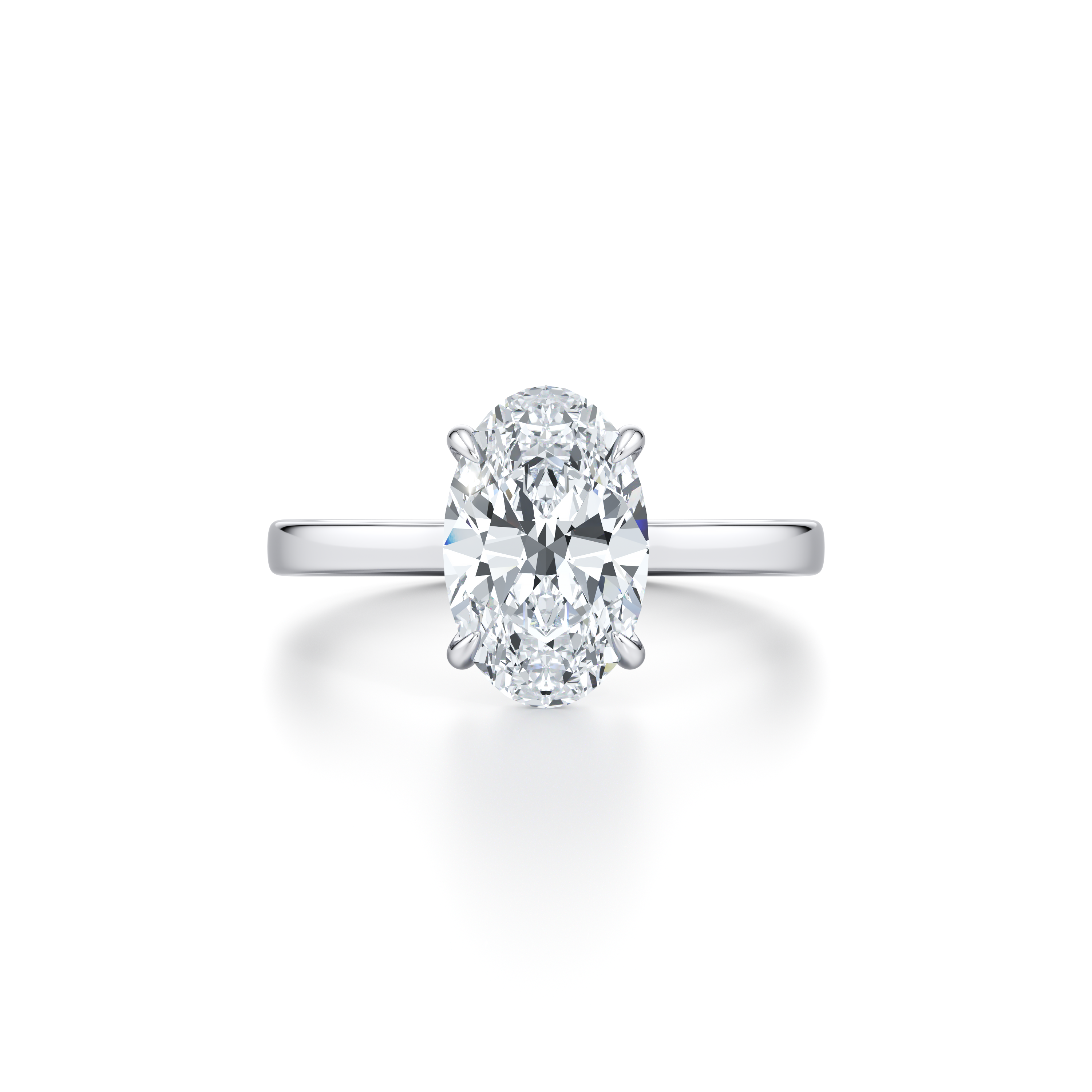 Precious Metal:Platinum;Cut Shape:Oval