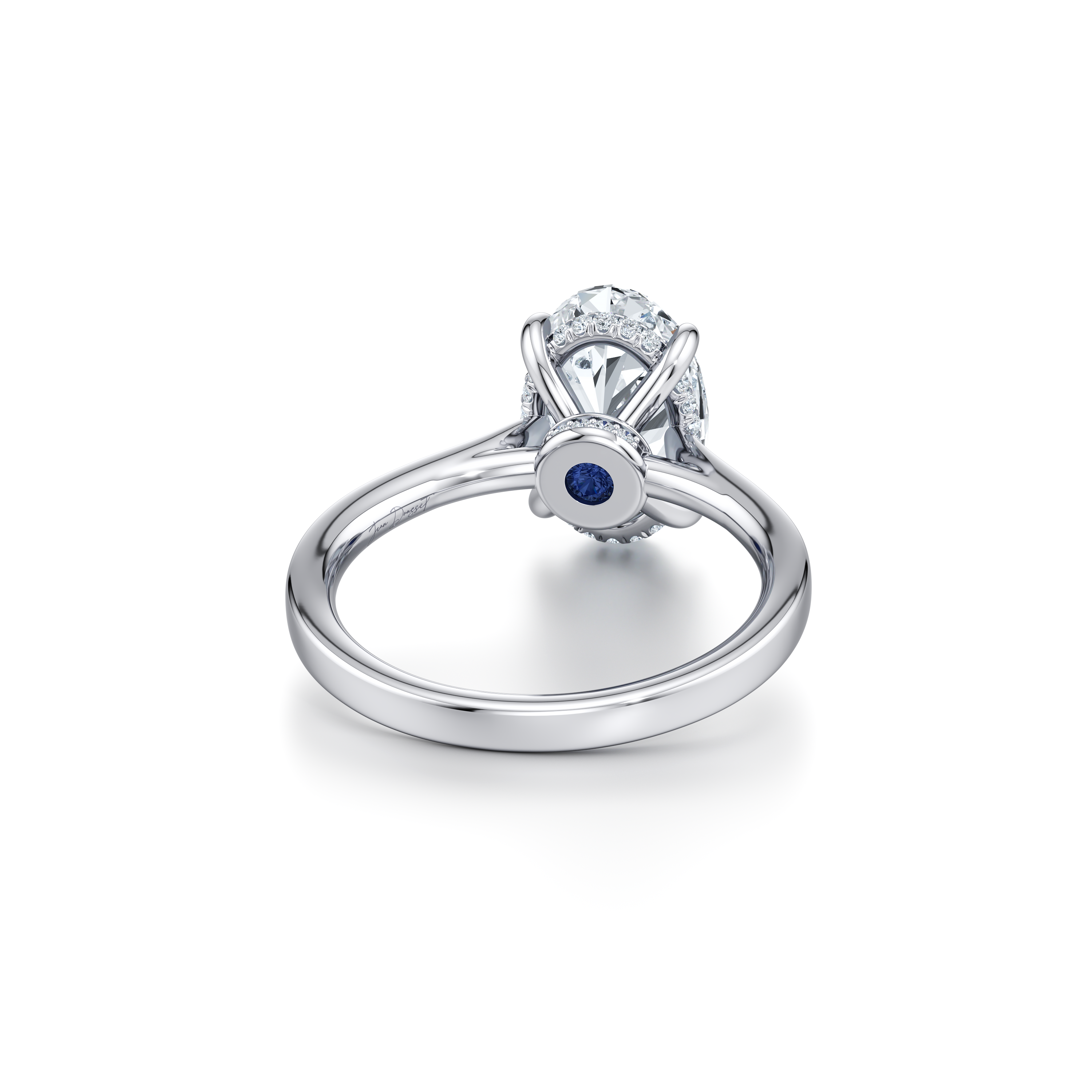 Chelsea Oval Solitaire Lab Diamond Engagement Ring